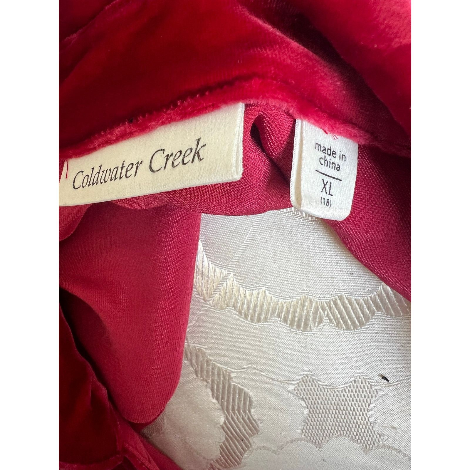 Coldwater Creek Coldwater Creek Long Sleeve Velvet V-Neck Button Up XL Size XL / US 12-14 / IT 48-50 - 5 Thumbnail