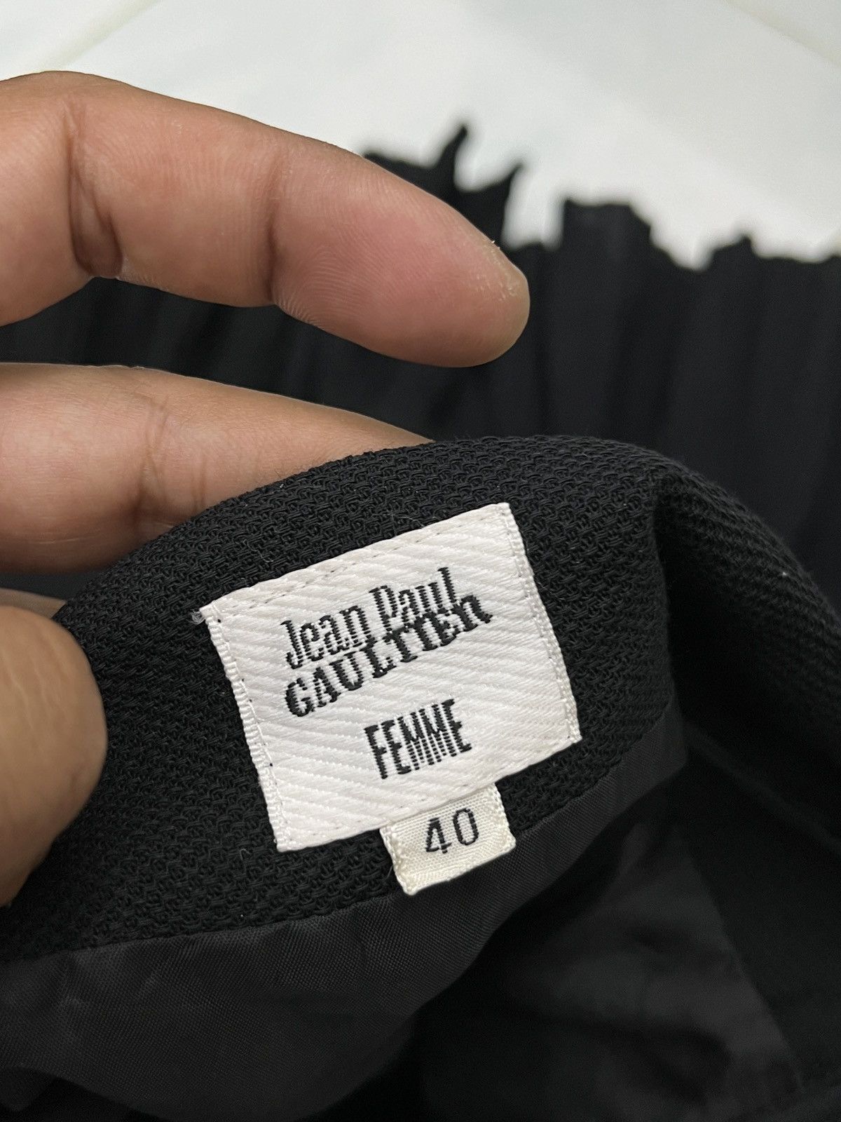 Jean Paul Gaultier 🔥🔥🔥ARCHIVE JEAN PAUL GAULTIER FEMME BLACK SKIRTS Size 25" / US 0 / IT 36 - 10 Thumbnail