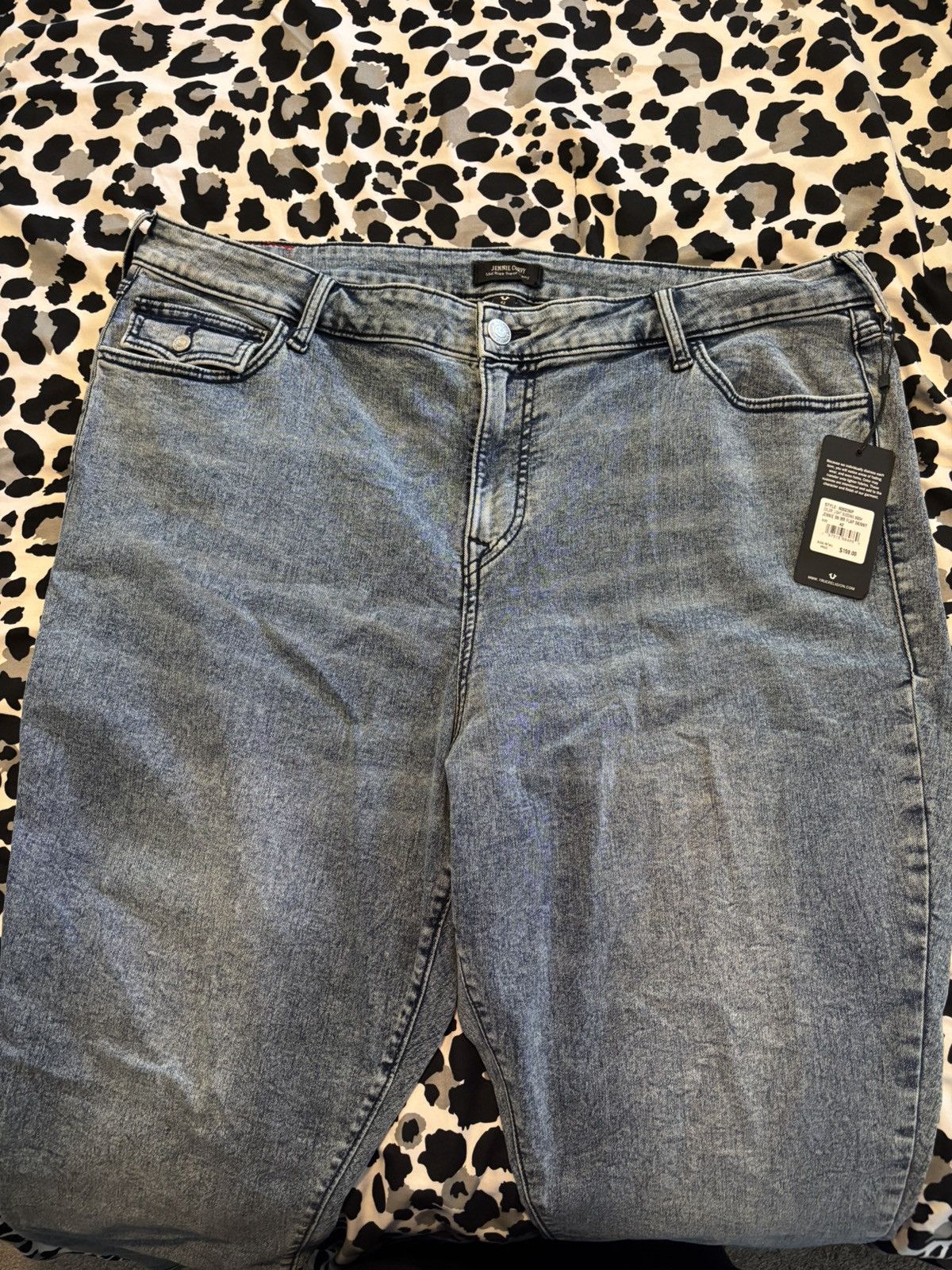 True Religion PLUS JENNIE HIGH RISE CURVY SKINNY JEAN Size 42" / US 20 - 5 Thumbnail