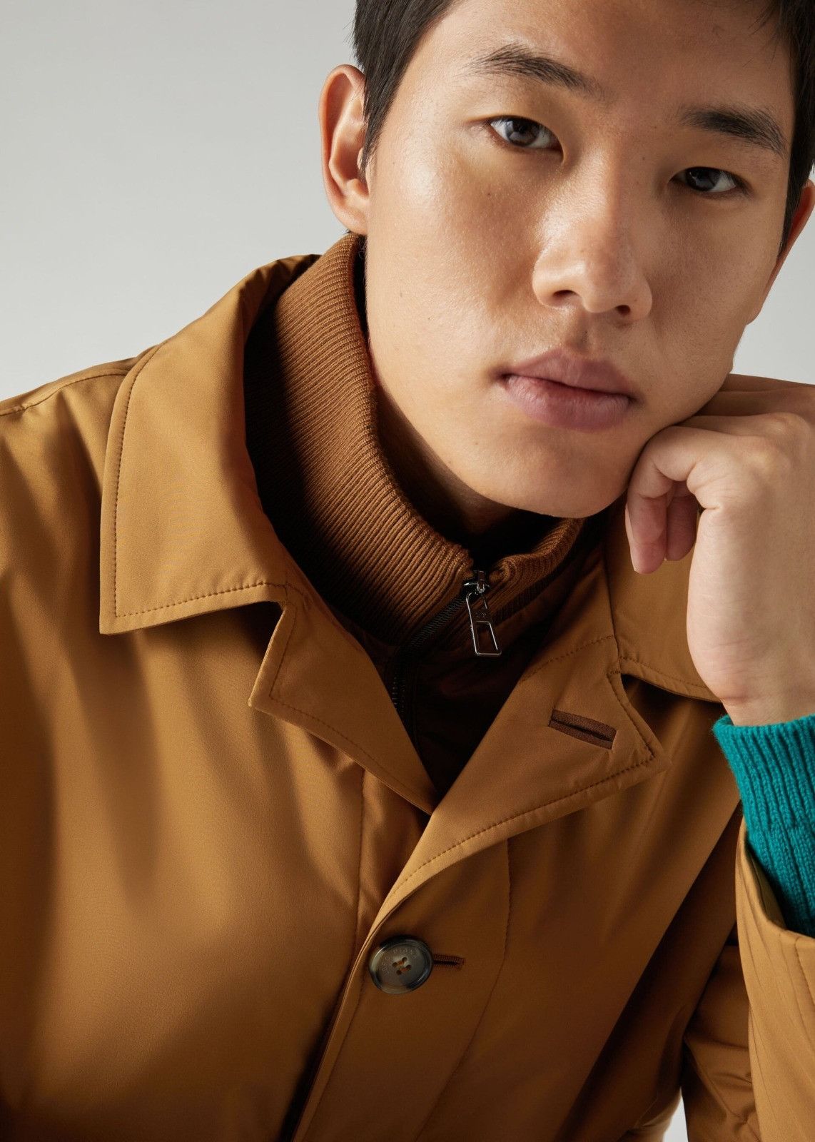 Loro Piana o1srvl11e1124 Ghibli WindWish Jacket in Camel Size US L / EU 52-54 / 3 - 3 Thumbnail