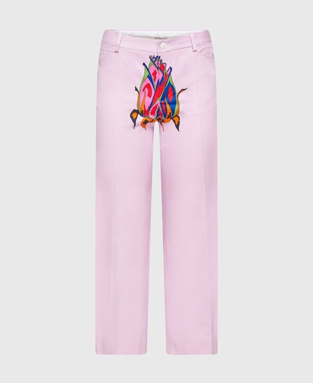 Emilio Pucci Cropped trousers Size 24" / US 00 / IT 34 - 1 Thumbnail