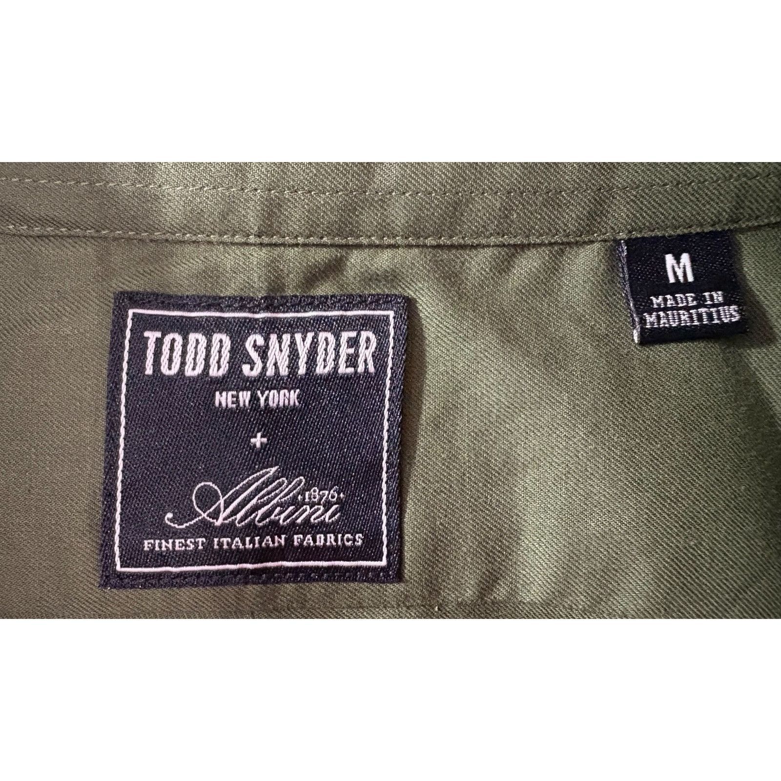 Todd Snyder TODD SNYDER X ALBINI Finest Italian Lightweight Shirt size M Size US M / EU 48-50 / 2 - 2 Thumbnail
