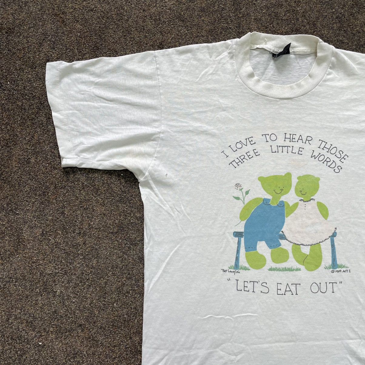Vintage Vintage Y2K Sun Faded Graphic Tee Lets Eat Bears Skate XL Size US XL / EU 56 / 4 - 3 Thumbnail