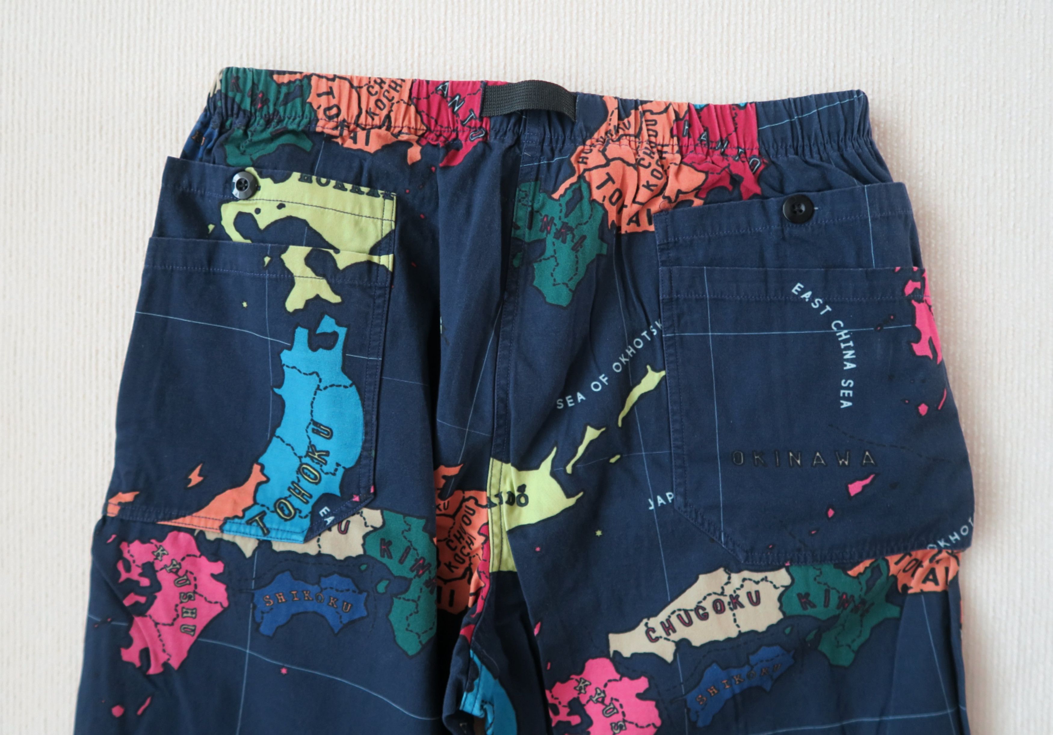 go slow caravan Go Slow Caravan Japan Map 7-Pocket Easy Pants Size US 34 / EU 50 - 11 Thumbnail