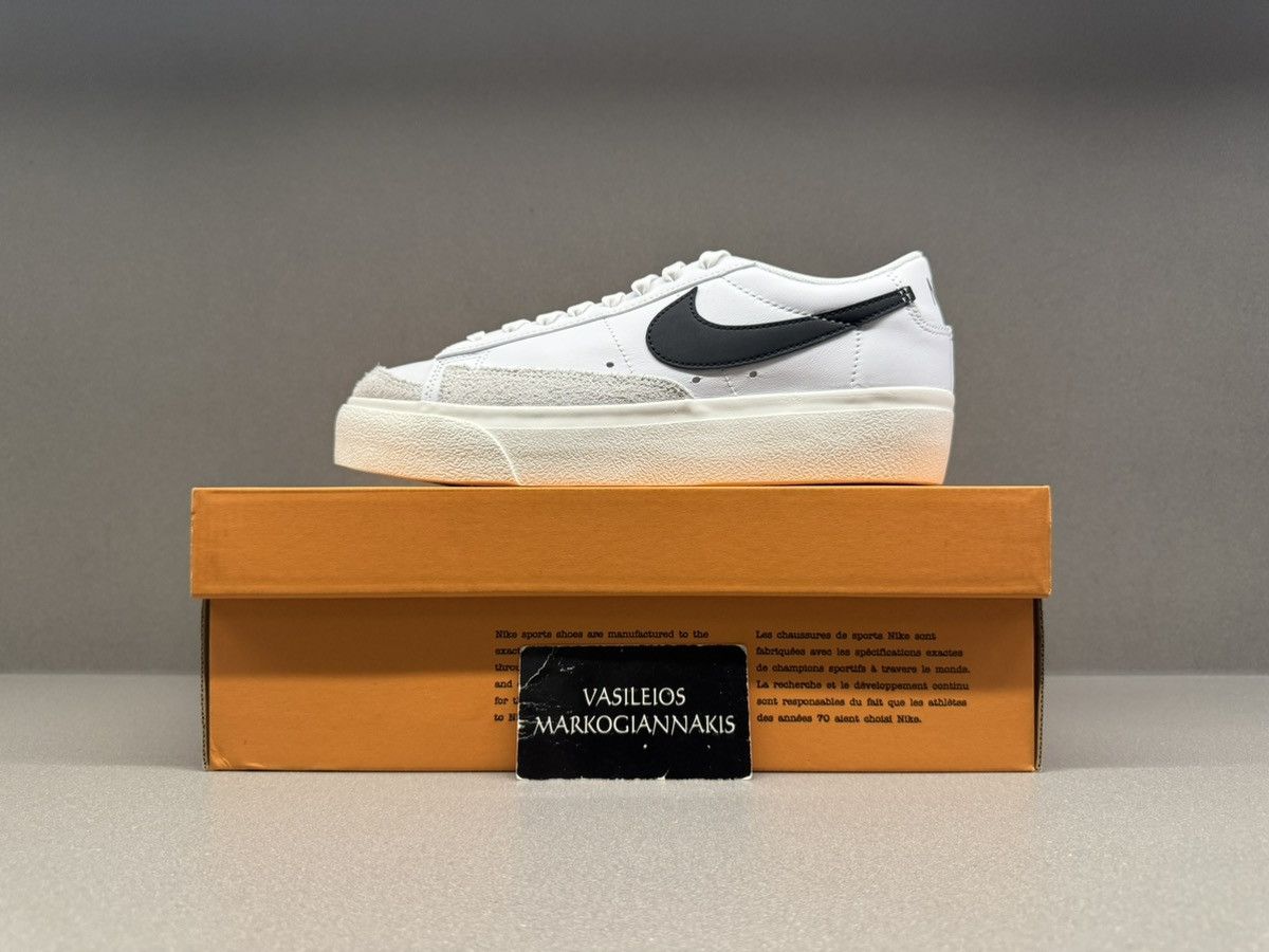Nike Blazer Low Platform White Black Women’s
