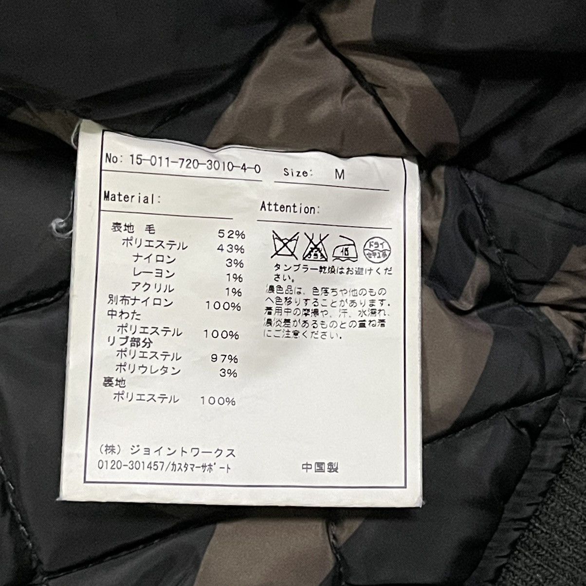 Japanese Brand Inherit Wool Bomber Jacket Camo Quilted Size US M / EU 48-50 / 2 - 8 Thumbnail