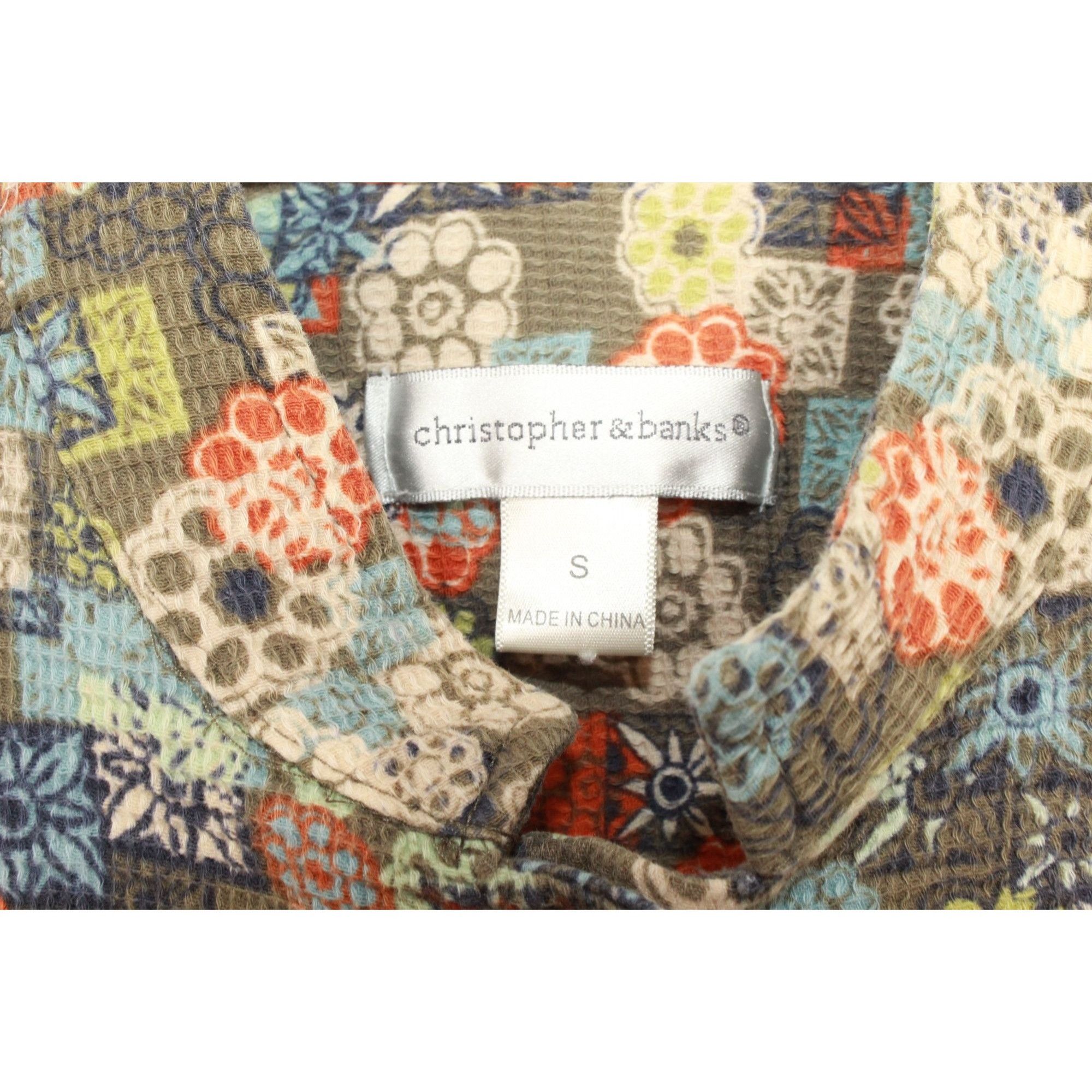 Other C&B Floral 3/4 Sleeve Light Jacket Women’s S Size S / US 4 / IT 40 - 3 Thumbnail