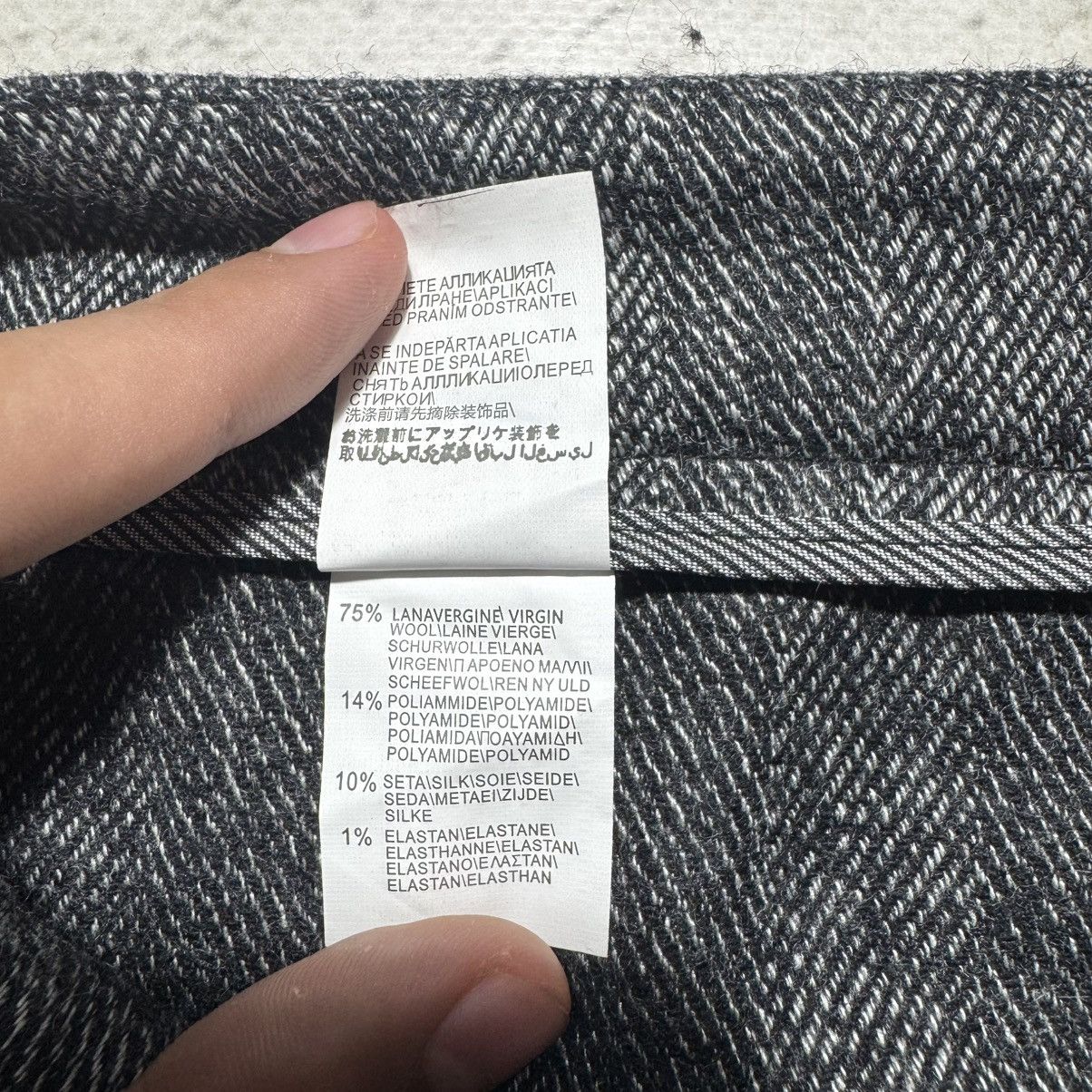 Brunello Cucinelli brunello cucinelli wool pants with signature silver inset Size 27" / US 4 / IT 40 - 10 Thumbnail
