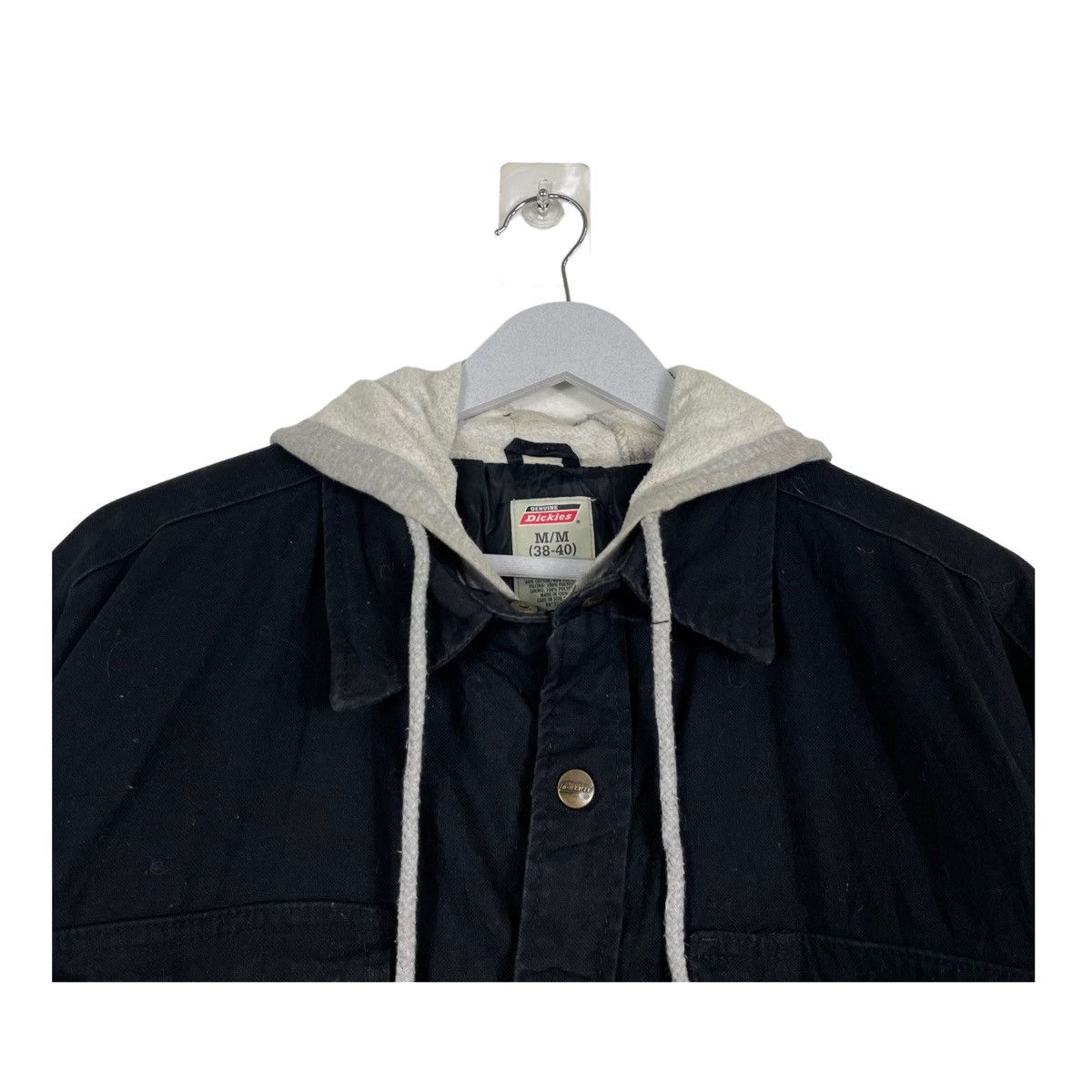 Dickies 🔥DICKIES BUTTON CHORE WORKER HOODIE JACKET Size US M / EU 48-50 / 2 - 3 Thumbnail