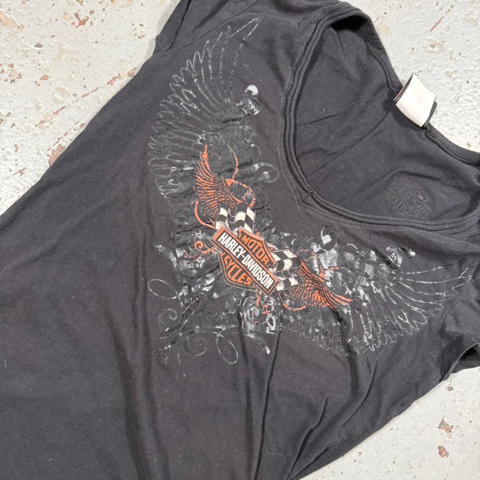 Harley Davidson Vintage y2k harley davidson Punk Tee Size US M / EU 48-50 / 2 - 2 Thumbnail