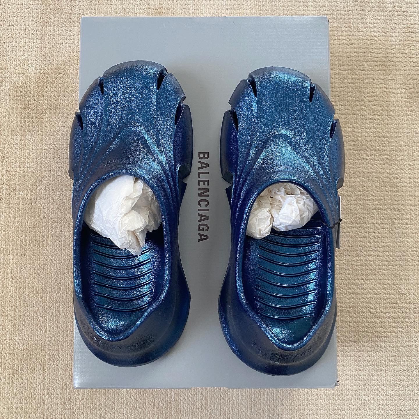 Balenciaga Molded Slip On Shoes Size US 8 / EU 41 - 2 Thumbnail