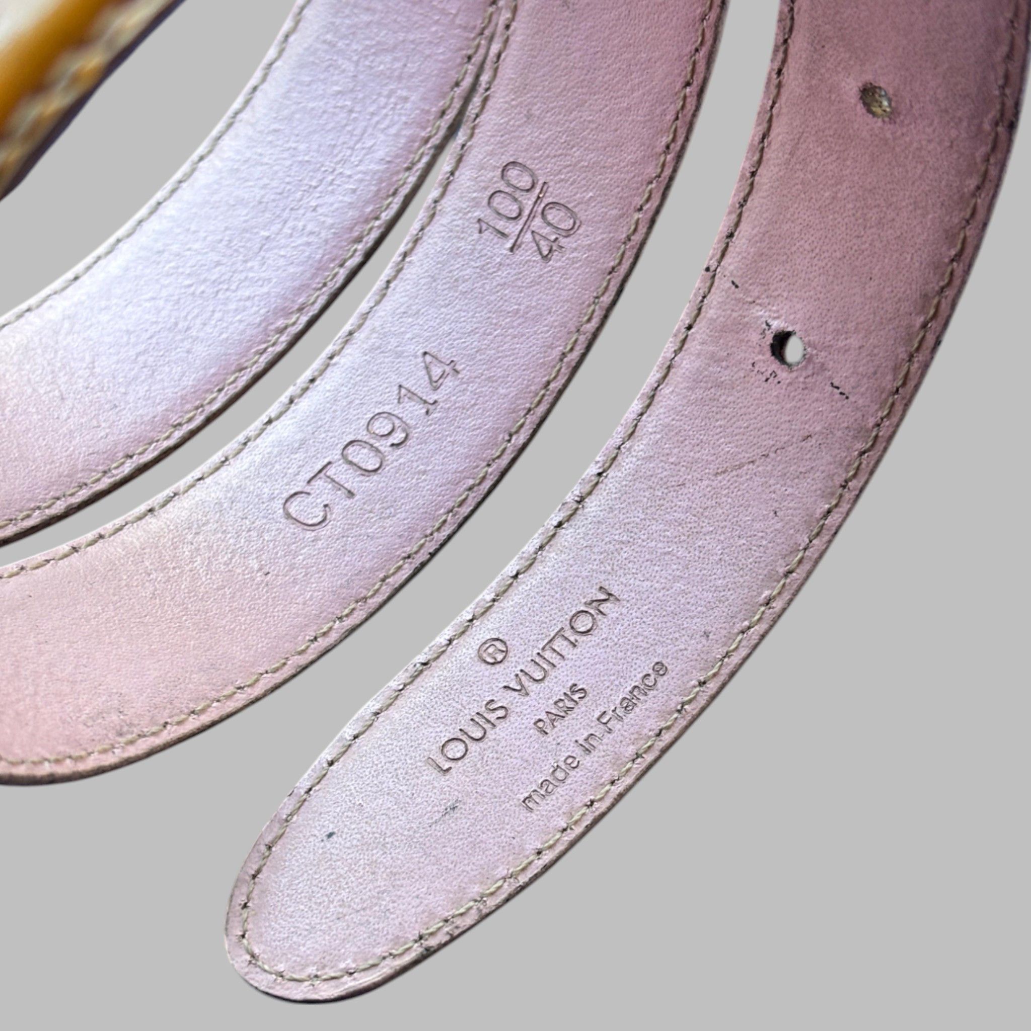 Louis Vuitton Louis Vuitton MM Monogram Vernis Boulevard Leather Belt Size ONE SIZE - 2 Thumbnail