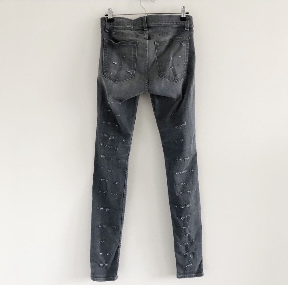 Rag & Bone Silver Fit 1 Skinny Jeans Size US 30 / EU 46 - 2 Thumbnail