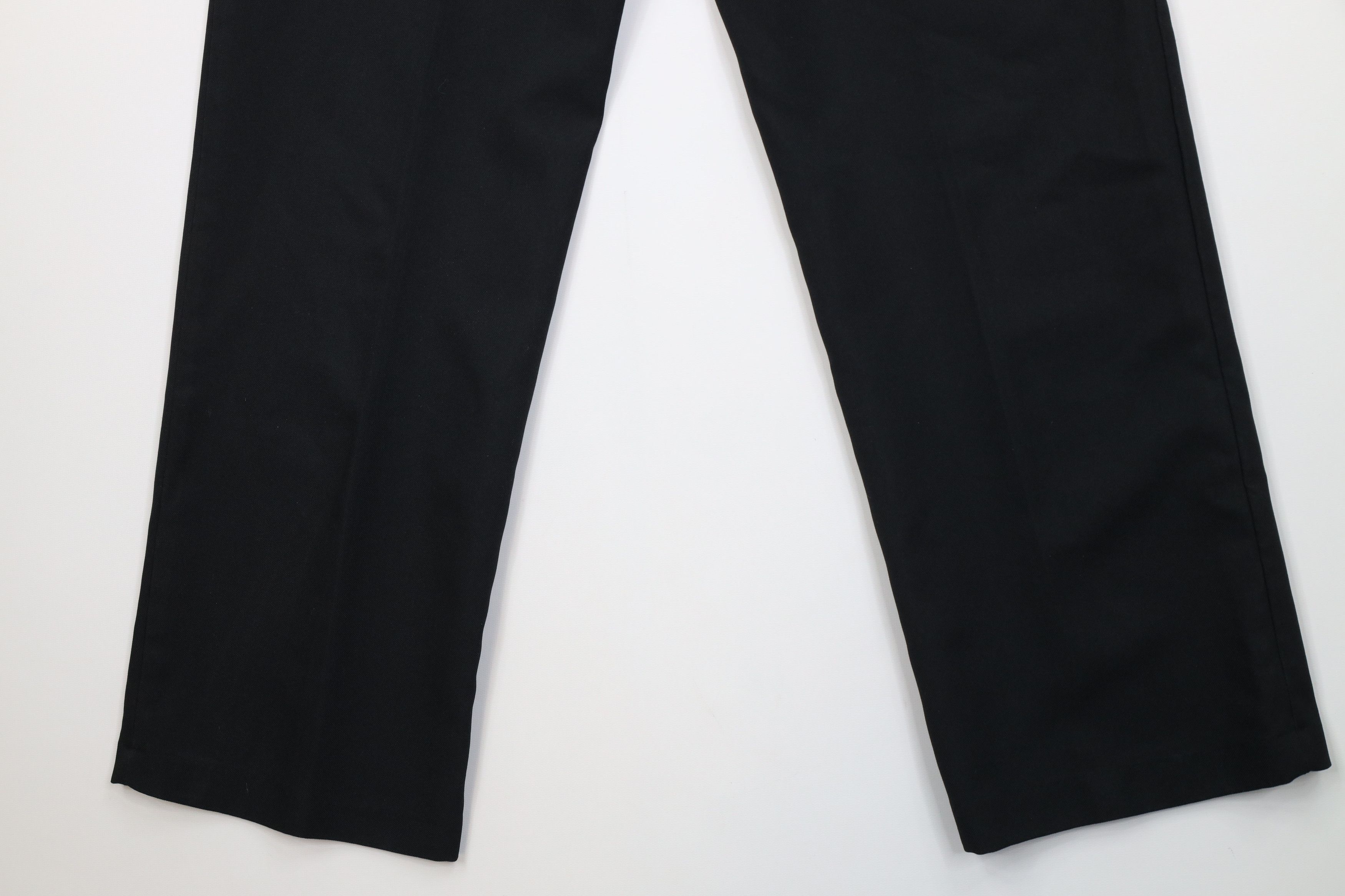 Vintage Vintage 70s Streetwear Flared Wide Leg Chino Pants Black USA Size US 32 / EU 48 - 12 Thumbnail