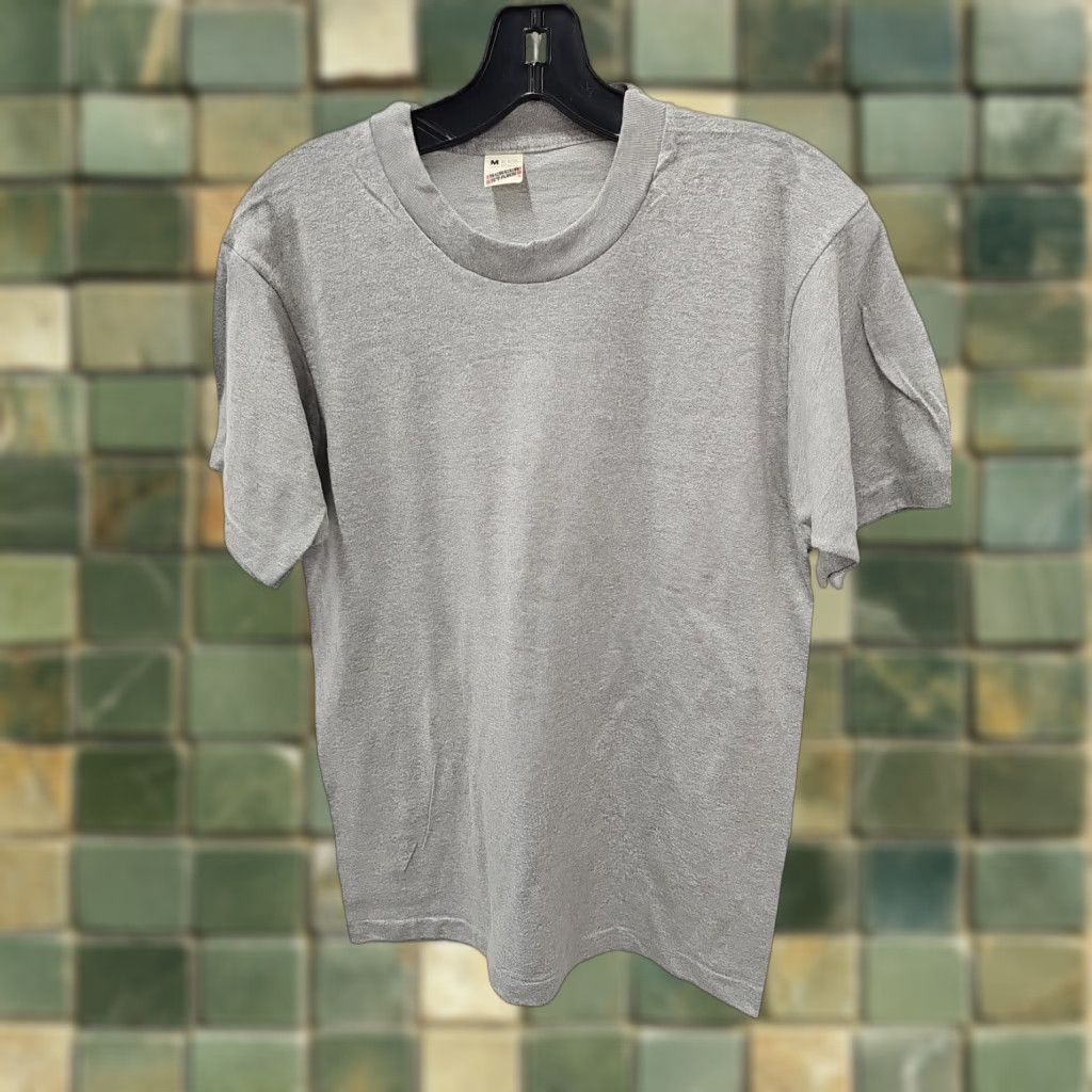 Vintage VINTAGE Screen Stars Grey T-Shirt Small? Wait. Size US M / EU 48-50 / 2 - 1 Thumbnail