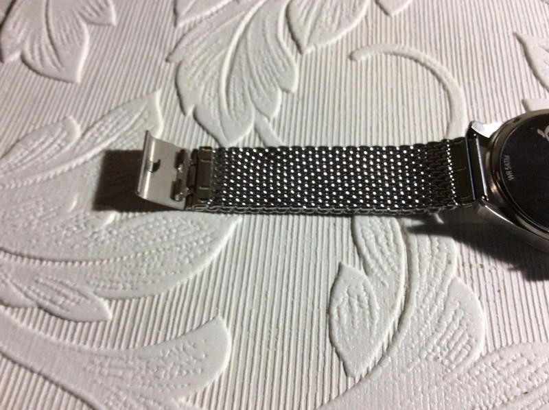 Designer Miro men's black dail mesh strainless steel braclete watch Size ONE SIZE - 6 Thumbnail