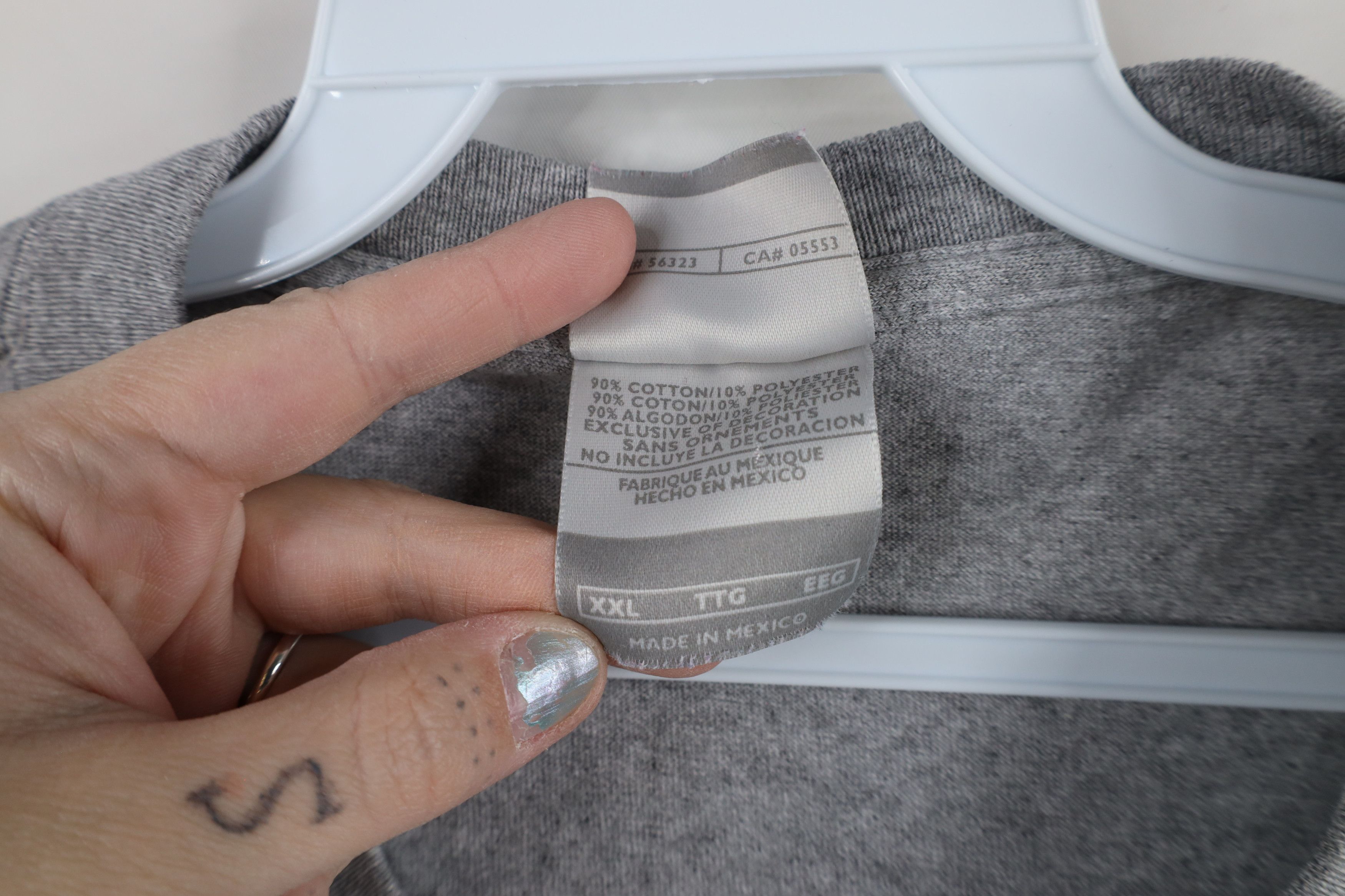Nike × Vintage Vintage Nike Air Max Travis Scott Big Swoosh T-Shirt Gray Size US XXL / EU 58 / 5 - 7 Thumbnail