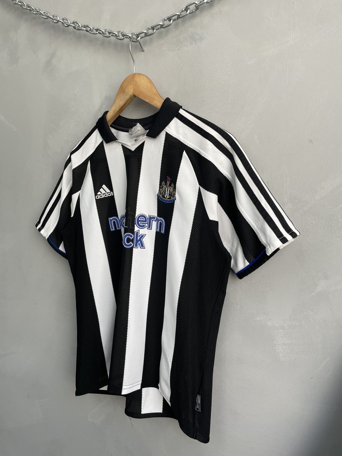 Adidas Rare soccer jersey New castle adidas y2k blokecore 2002 Size US S / EU 44-46 / 1 - 2 Thumbnail