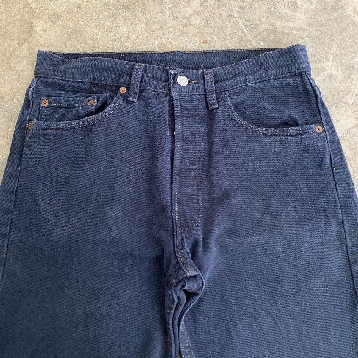 Levi's Vintage 1993 Levis 501 Over Dyed Faded Black Denim Jeans Size US 30 / EU 46 - 7 Thumbnail