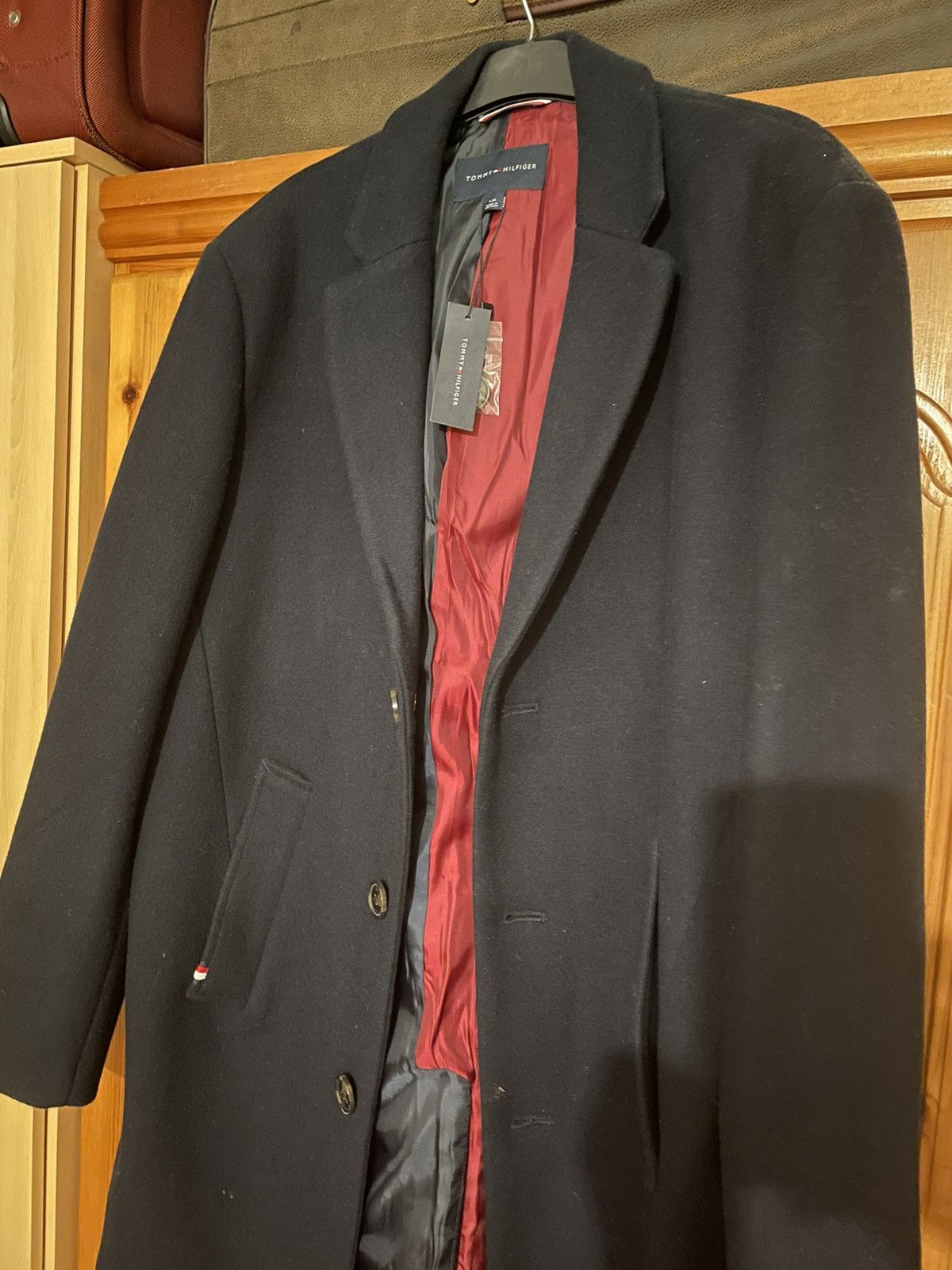 Tommy Hilfiger Men navy size L/G winter wear coat Size US L / EU 52-54 / 3 - 2 Thumbnail