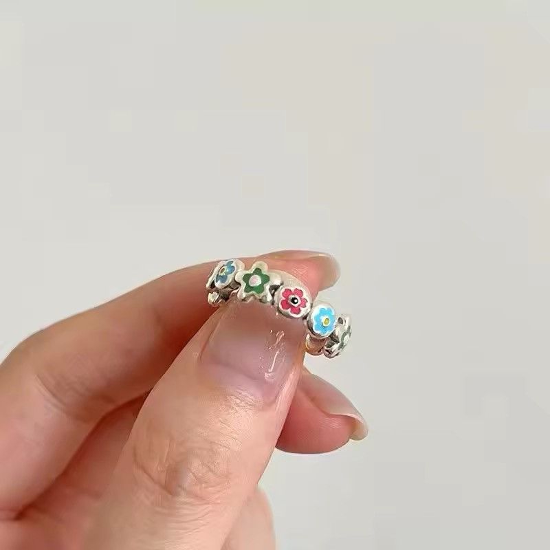 Jewelry × Vintage Flolwer Adjustable Ring Size ONE SIZE - 3 Thumbnail