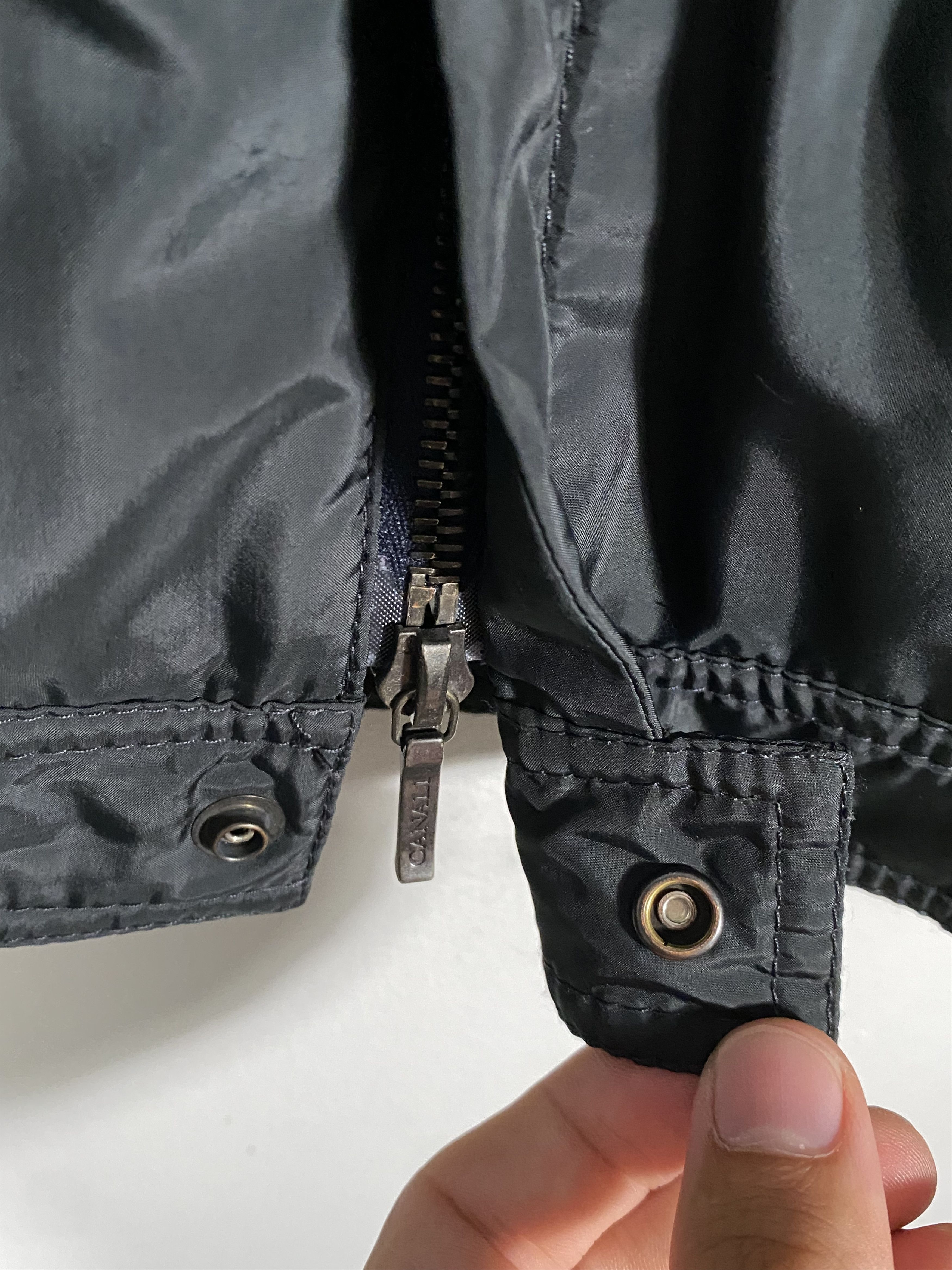 Canali Canali Rain and Wind Tech Black Nylon Jacket Size US M / EU 48-50 / 2 - 5 Thumbnail