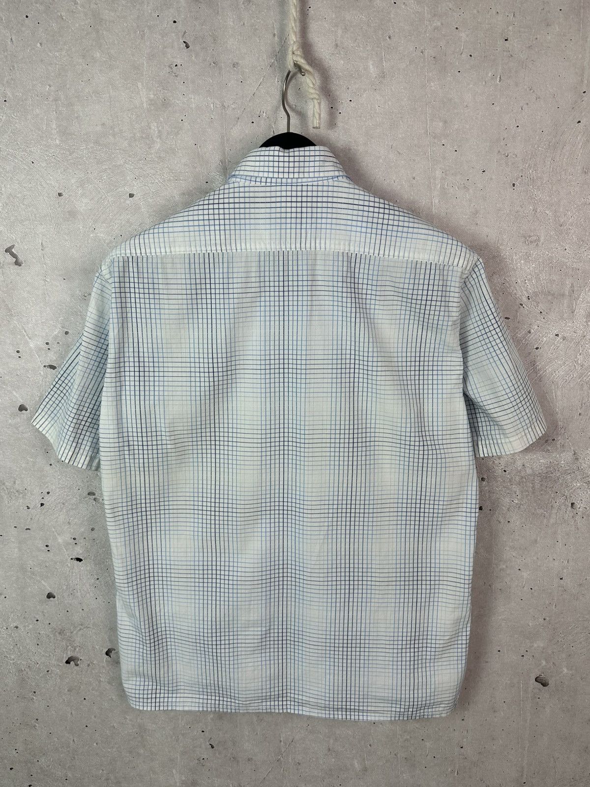 Yves Saint Laurent YSL Yves Saint Laurent Vintage Check Short Sleeve Shirt Size US M / EU 48-50 / 2 - 8 Thumbnail