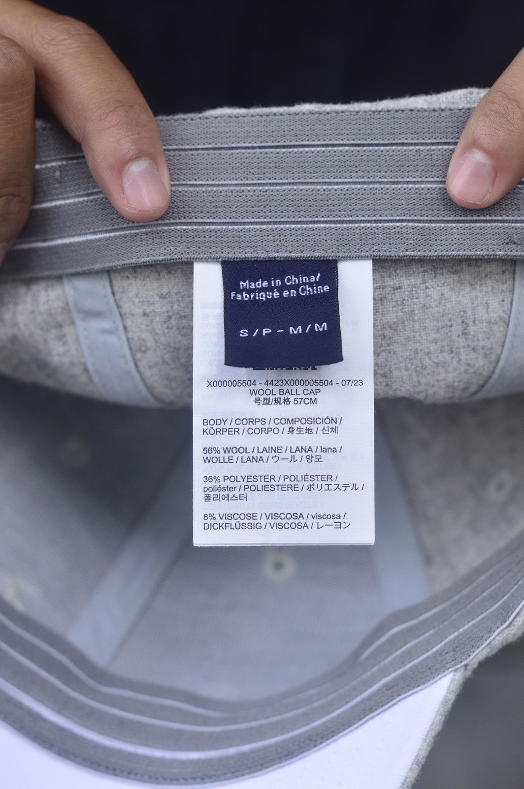 Arc'teryx Arc'teryx Wool Ball Cap – Light Grey Heather Size ONE SIZE - 3 Thumbnail