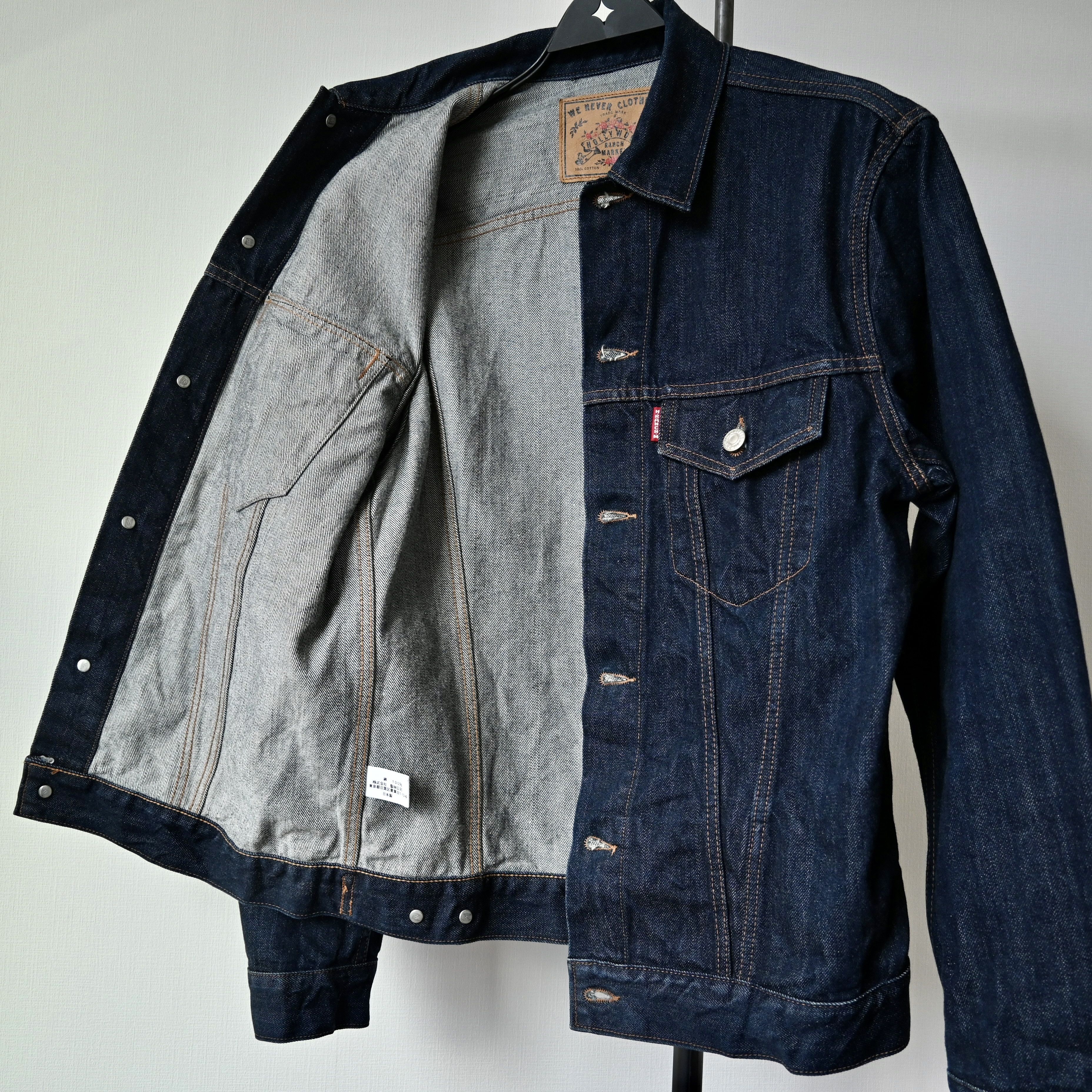HOLLYWOOD RANCH MARKET H.R.MARKET indigo denim tracker jacket made in Japan Size US M / EU 48-50 / 2 - 21 Thumbnail