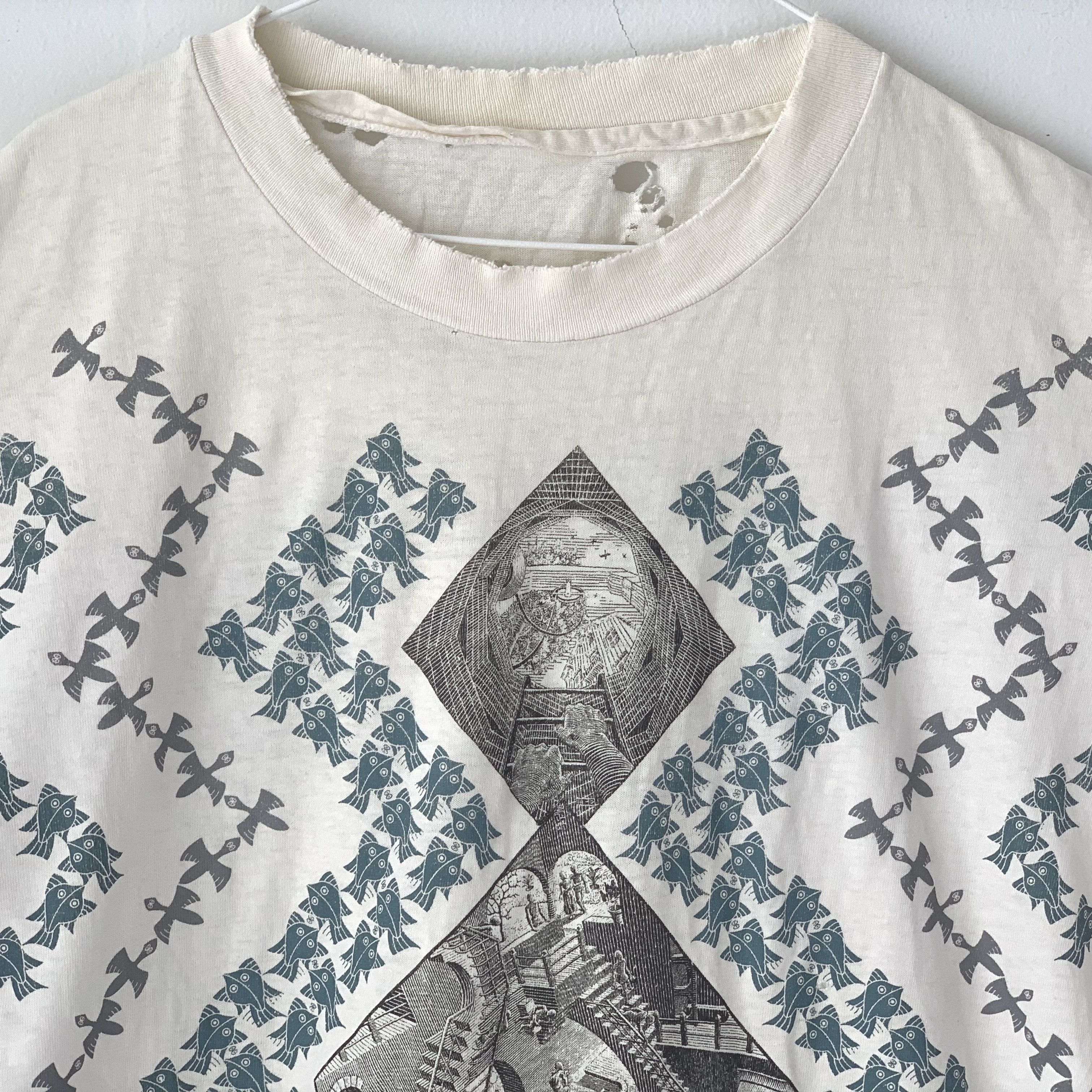 Other vintage ‘90s single stitch rare M.C. Escher print t-shirt Size US M / EU 48-50 / 2 - 4 Thumbnail
