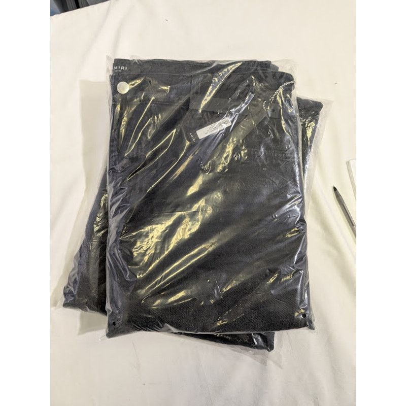 Amiri o1rshd1 Stack Straight Jeans in Faded Black Size US 38 / EU 54 - 21 Thumbnail