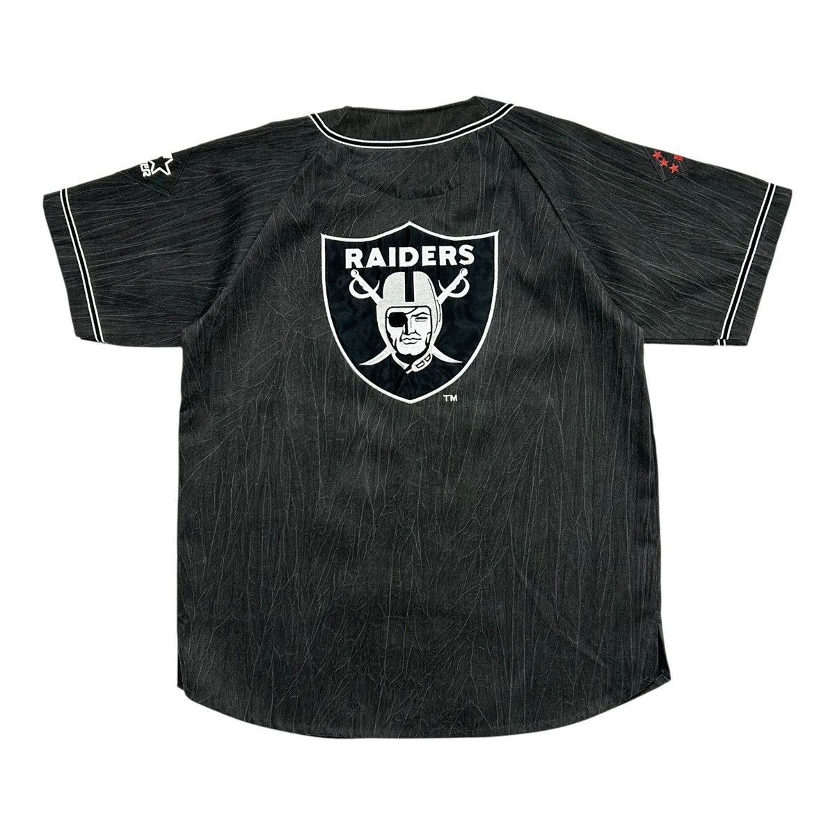 NFL VTG 90s LOS ANGELES RAIDERS STARTER BASEBALL JERSEY Size US L / EU 52-54 / 3 - 1 Thumbnail