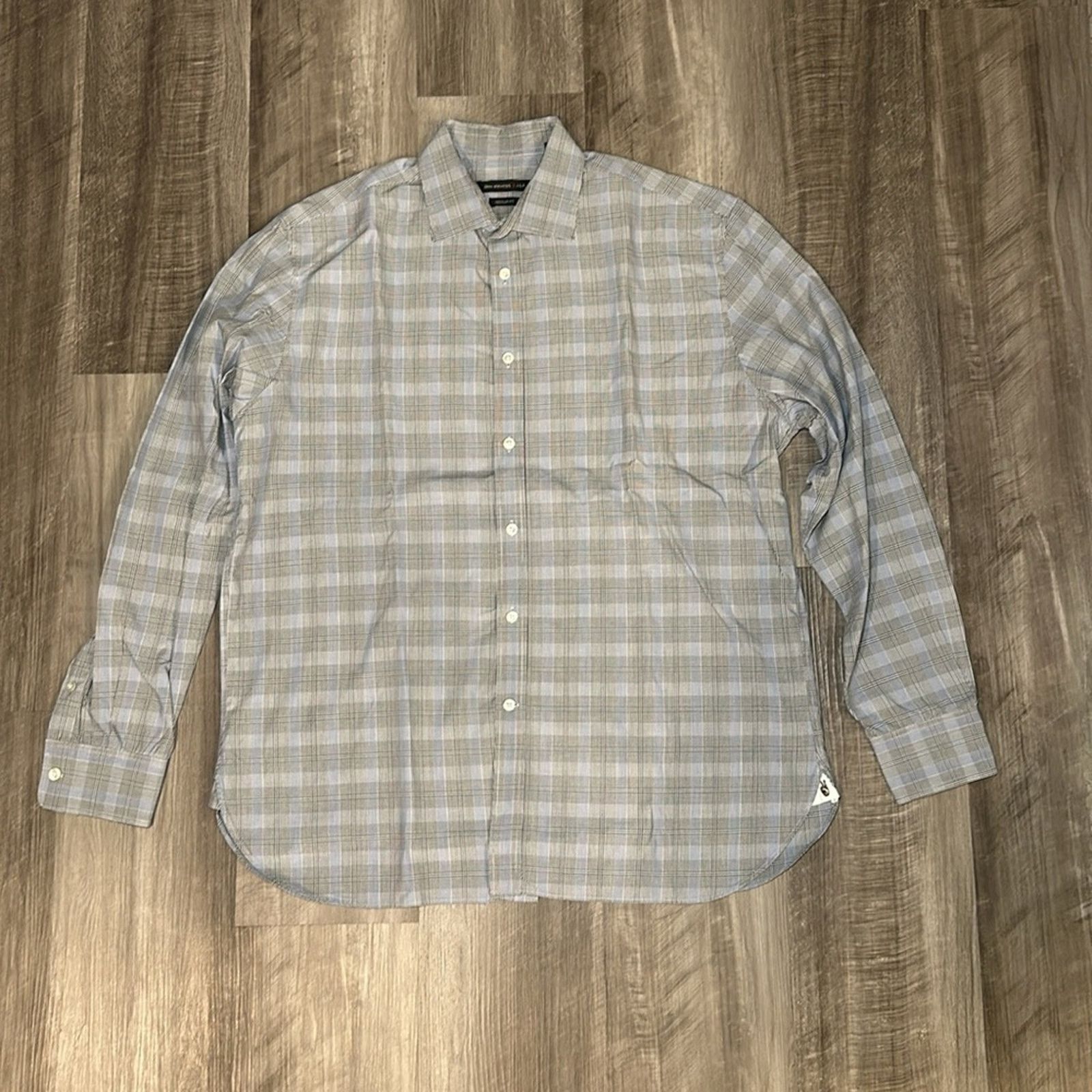 John Varvatos John Varvatos Regular Fit Long Sleeve - 16.5 34/35 (Large) Size US L / EU 52-54 / 3 - 2 Thumbnail