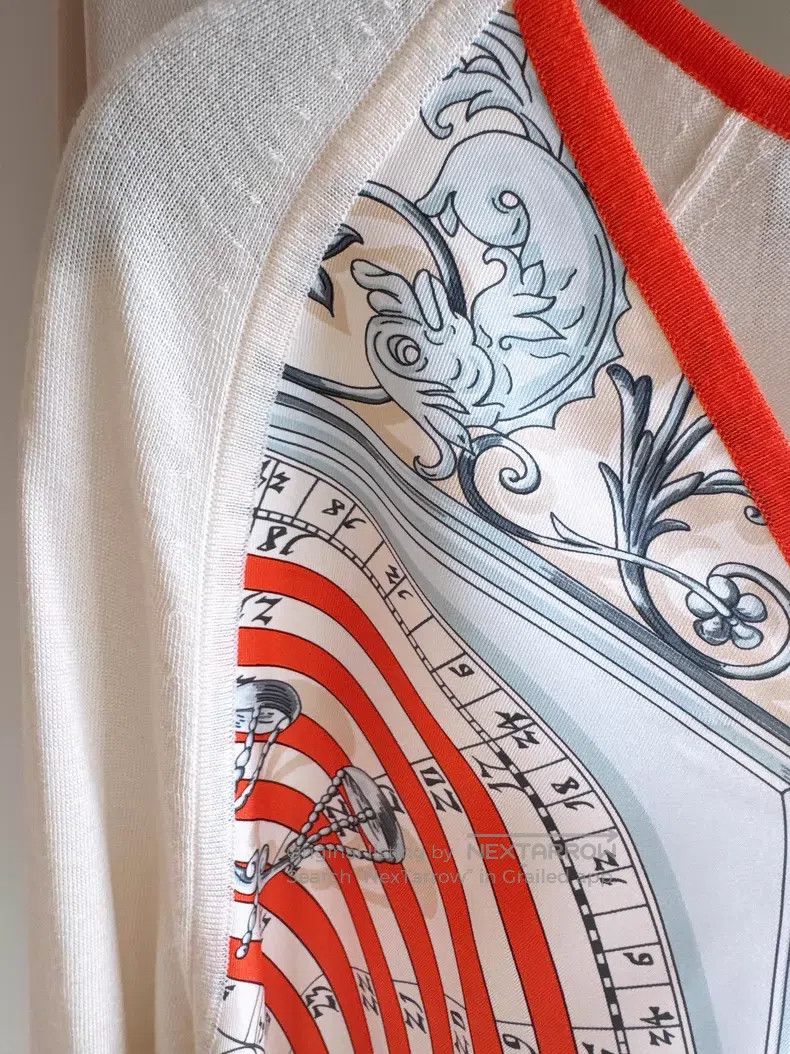Hermes Hermes V-Neck Top with Paneling Size XS / US 0-2 / IT 36-38 - 5 Thumbnail