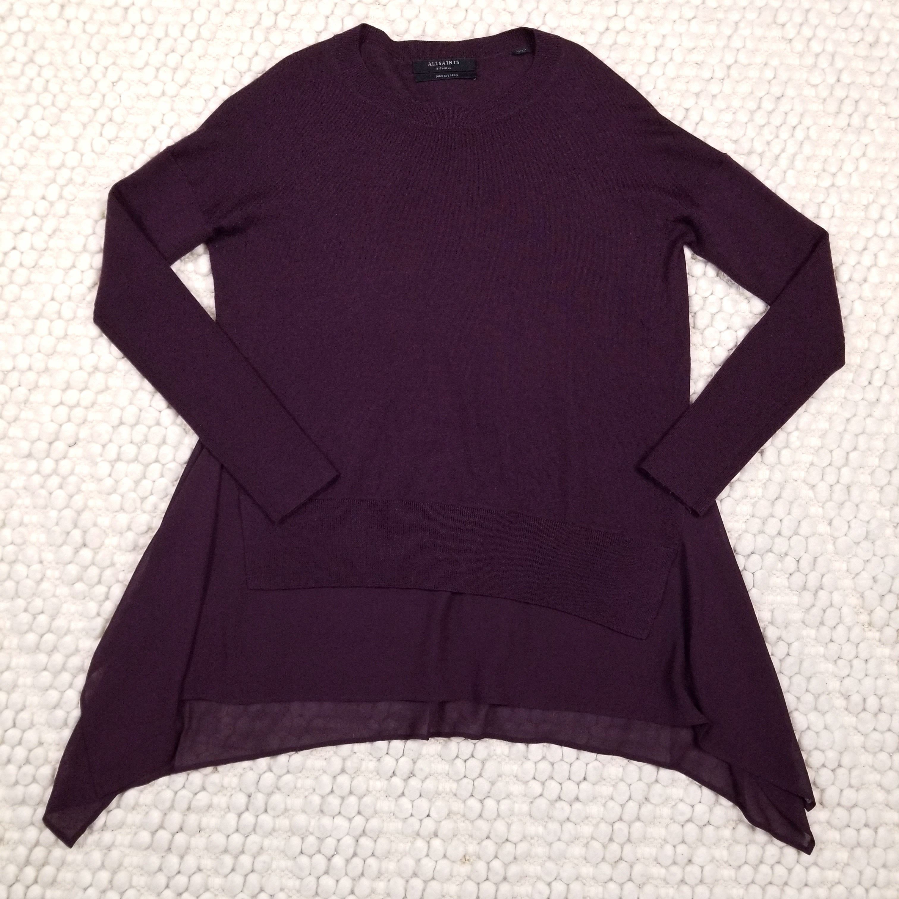 Allsaints Libby Contrast Sweater Size XS / US 0-2 / IT 36-38 - 5 Thumbnail