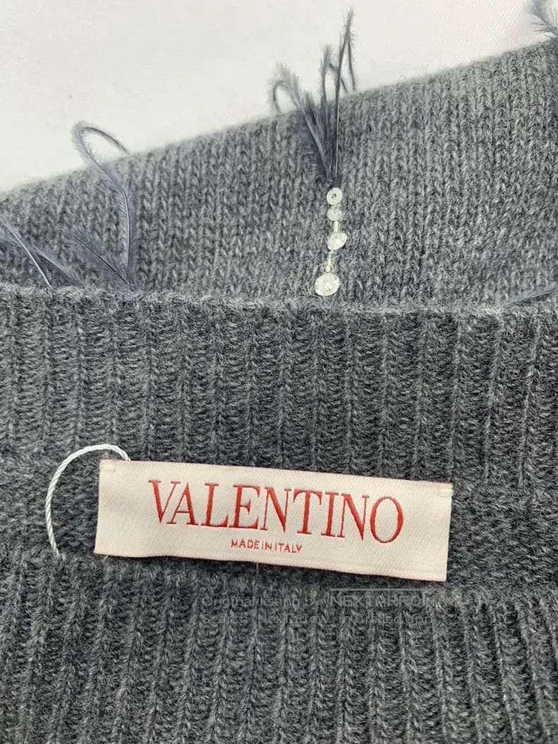 Valentino Valentino Feather embroidered wool pullover Size L / US 10 / IT 46 - 3 Thumbnail