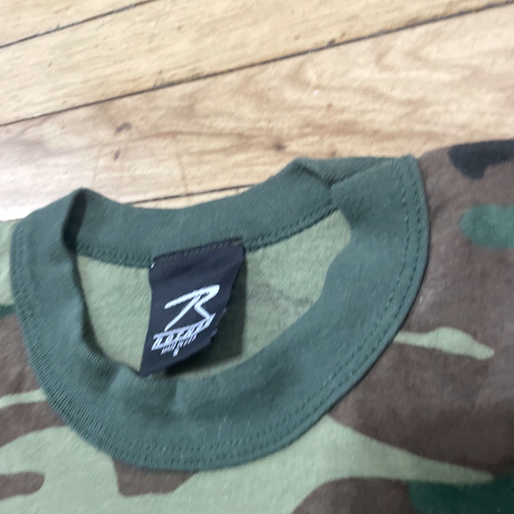 Rothco VINTAGE Rothco Army Surplus Shirt Men S Camouflage Green Army Forest Woodland Made USA Size US S / EU 44-46 / 1 - 5 Thumbnail