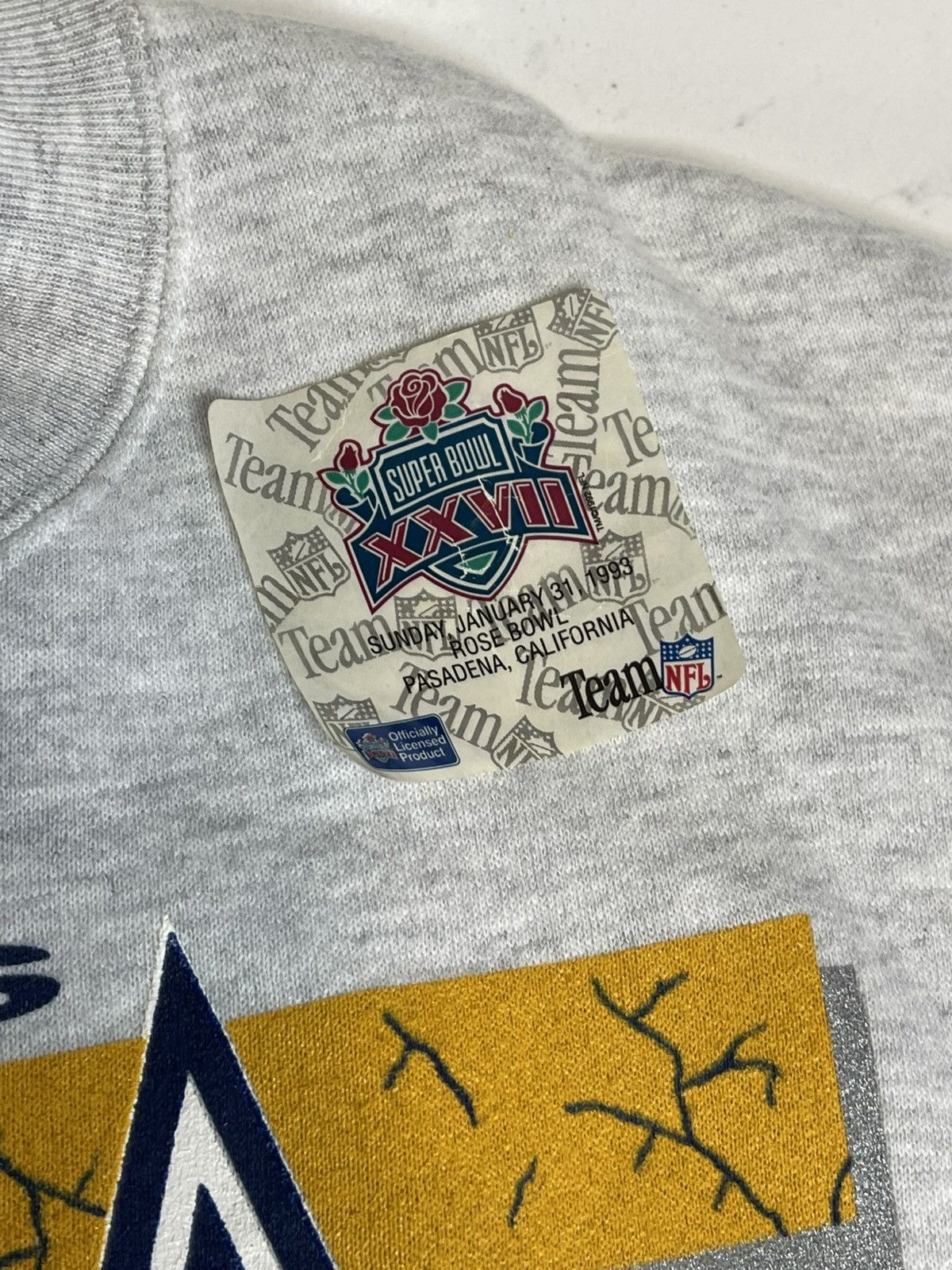 Jerzees Dallas Cowboys 1992 Super Bowl XXVII Sweater Deadstock NWT! Size US XL / EU 56 / 4 - 11 Thumbnail