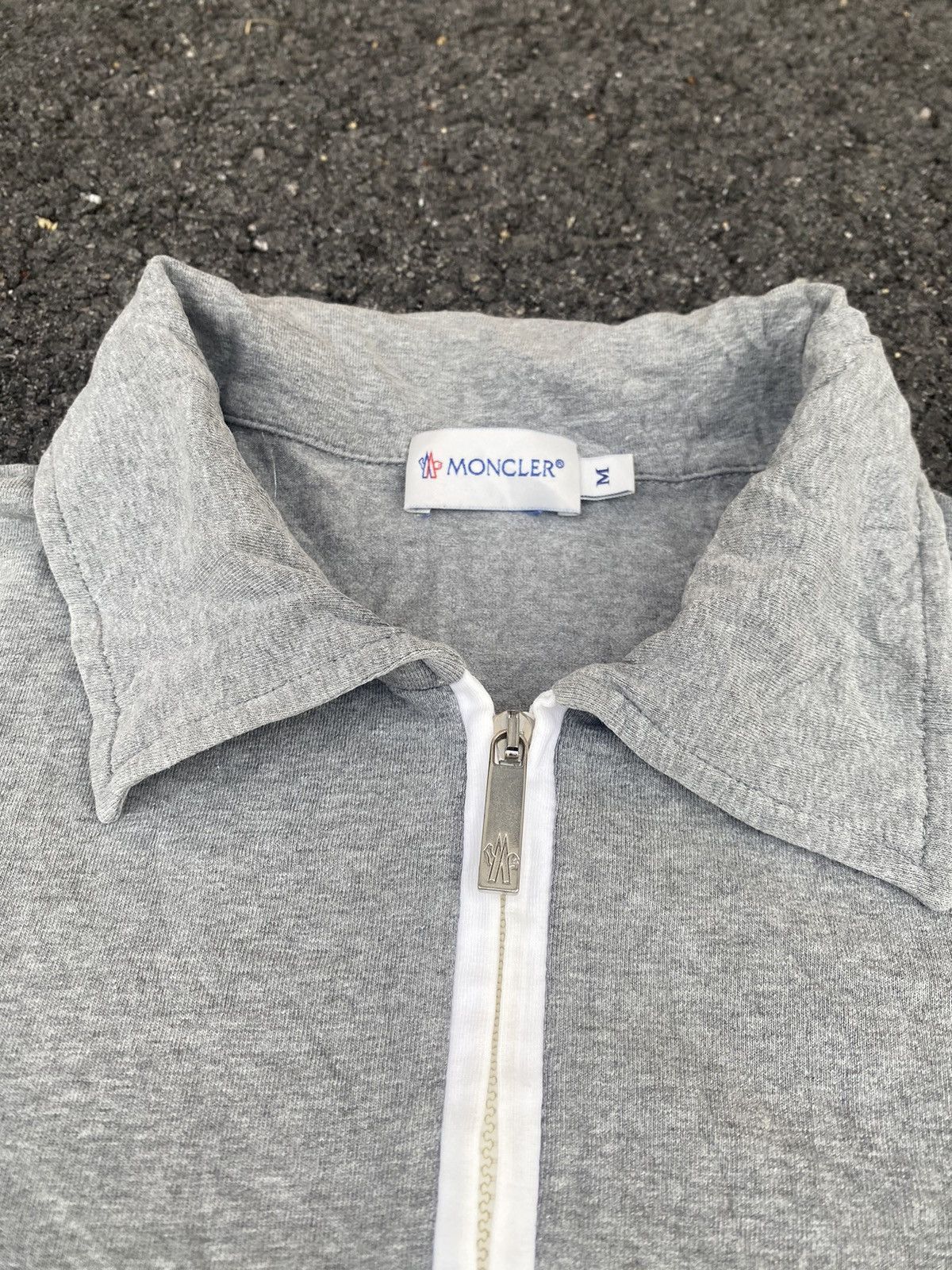 Moncler Moncler halfzipper polo shirt Size M / US 6-8 / IT 42-44 - 4 Thumbnail