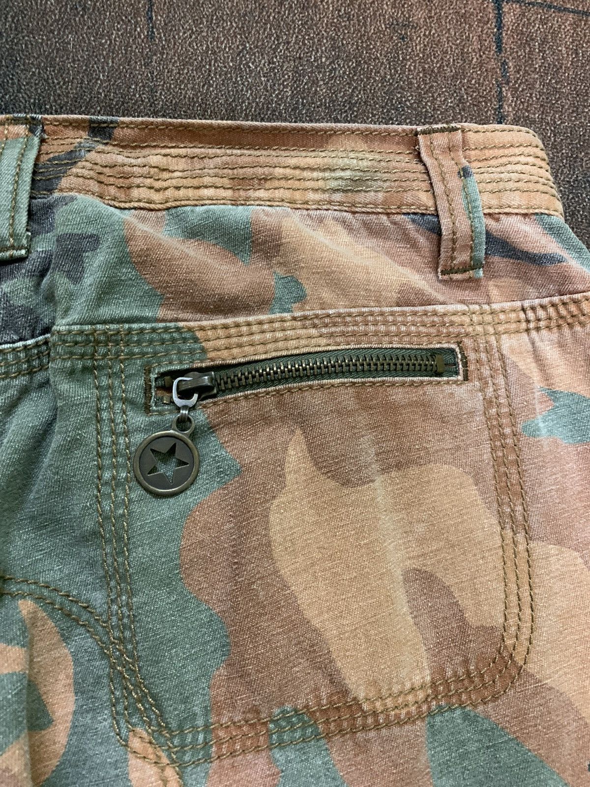If Six Was Nine SICK FLARE cargo multipocket bondage army pant GOA style Size 31" - 19 Thumbnail