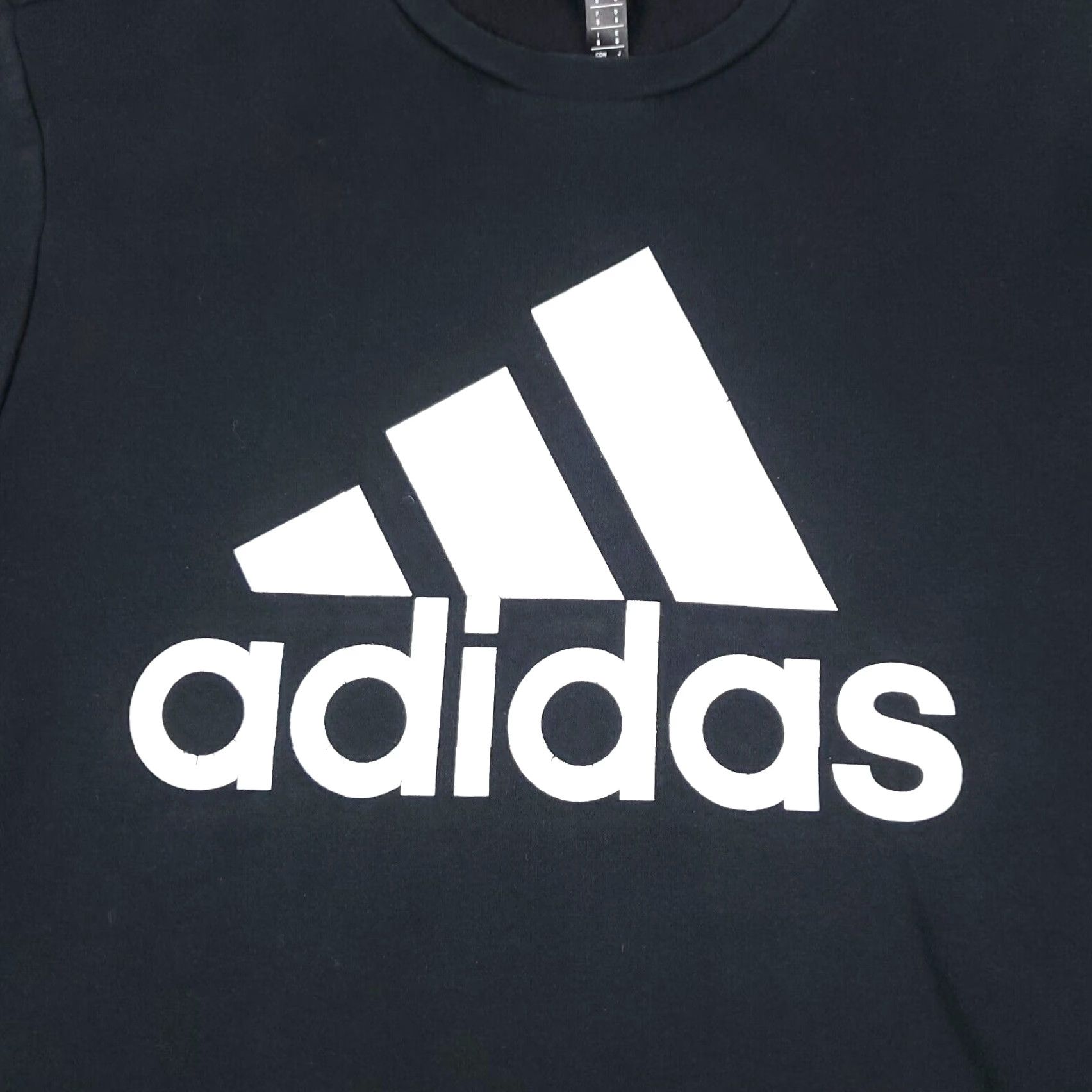 Adidas Adidas Sweater Mens Small Black Logo Pullover Crew Neck Casual Size US S / EU 44-46 / 1 - 2 Thumbnail