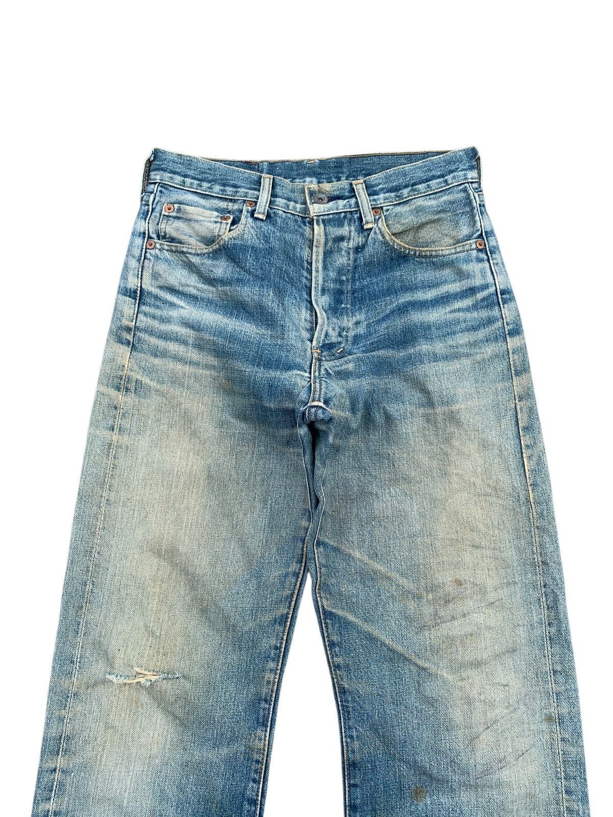 Levi's Vintage Clothing VINTAGE LEVIS 503BXX BIG E SELVEDGE FADED DISTESSED DENIM Size US 28 / EU 44 - 6 Thumbnail