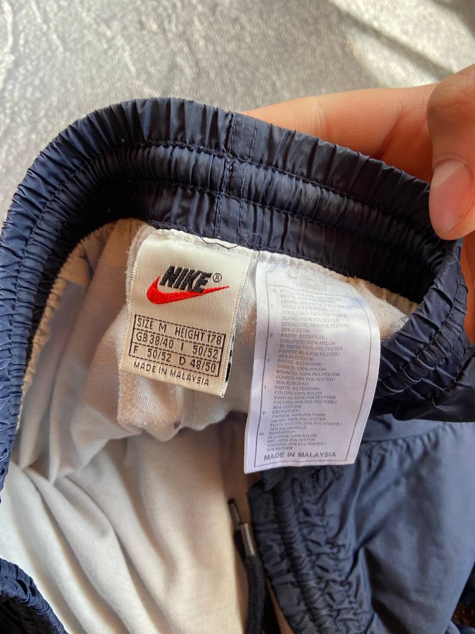 Nike Vintage Nike 90s drill baggy nylon pants Size US 32 / EU 48 - 5 Thumbnail