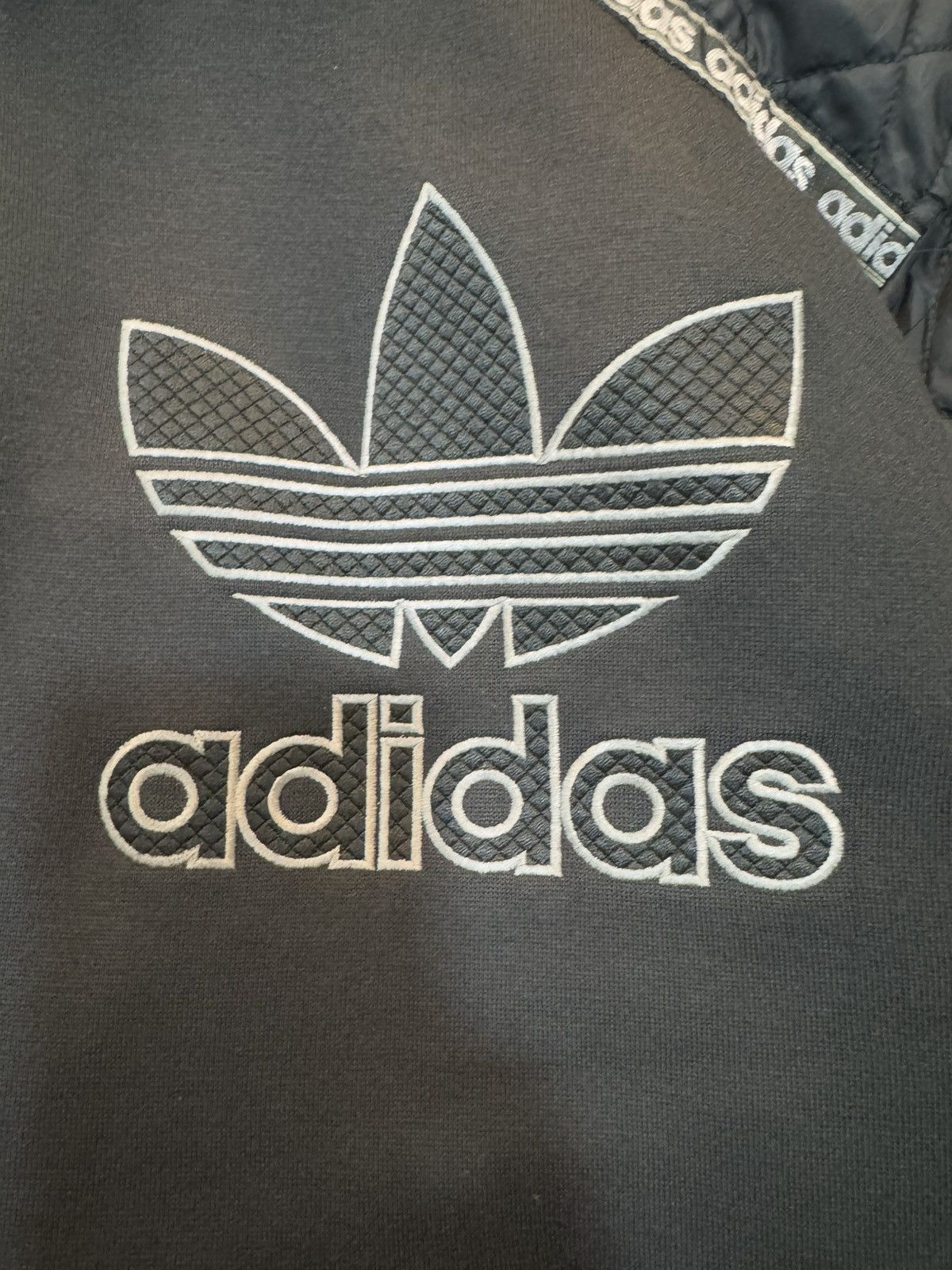 Adidas × Vintage Vintage Faded Adidas Big Logo Zipper Hoodie Size US M / EU 48-50 / 2 - 3 Thumbnail