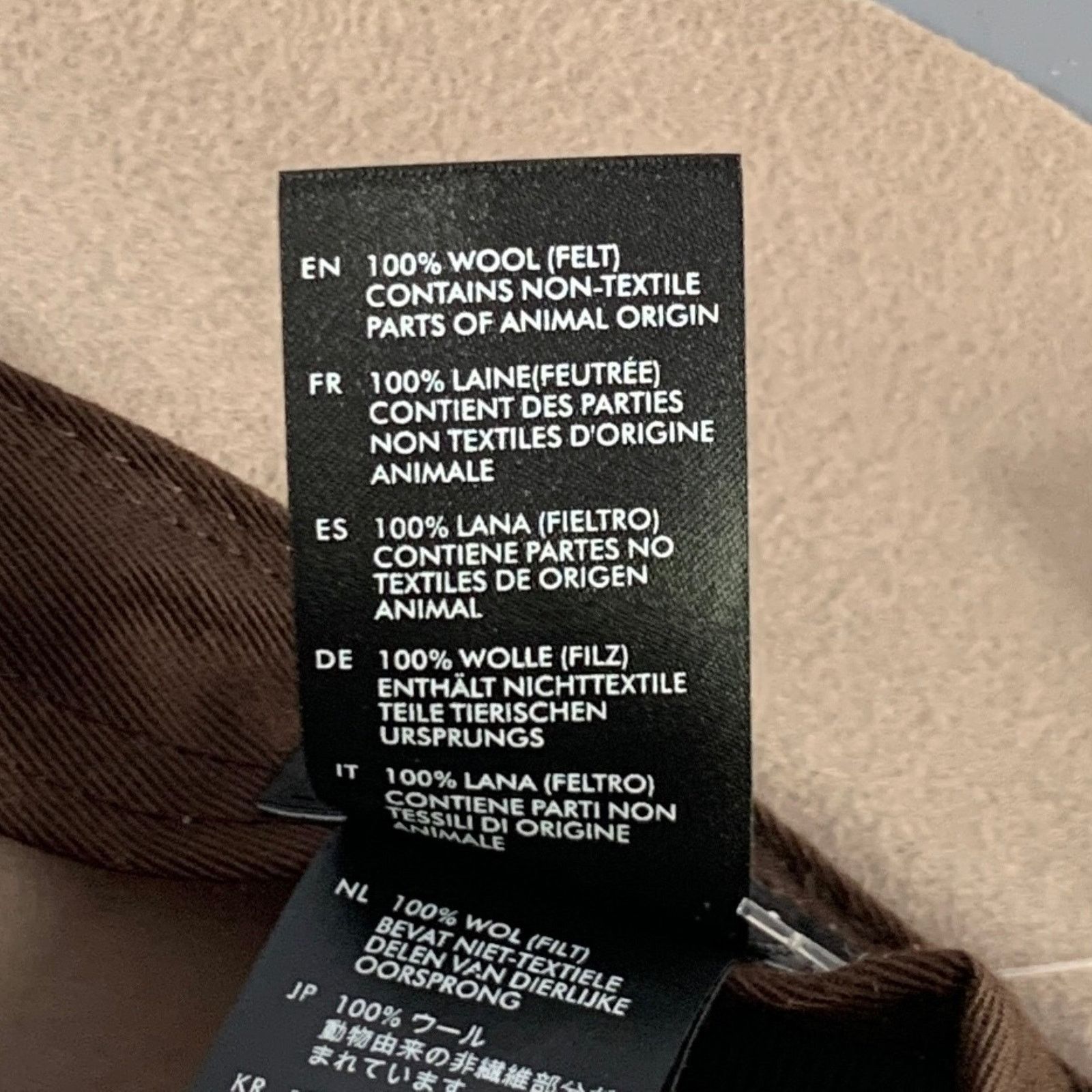 Brixton BRIXTON Size M Taupe Wool Felt Fedora Hat Size ONE SIZE - 8 Thumbnail