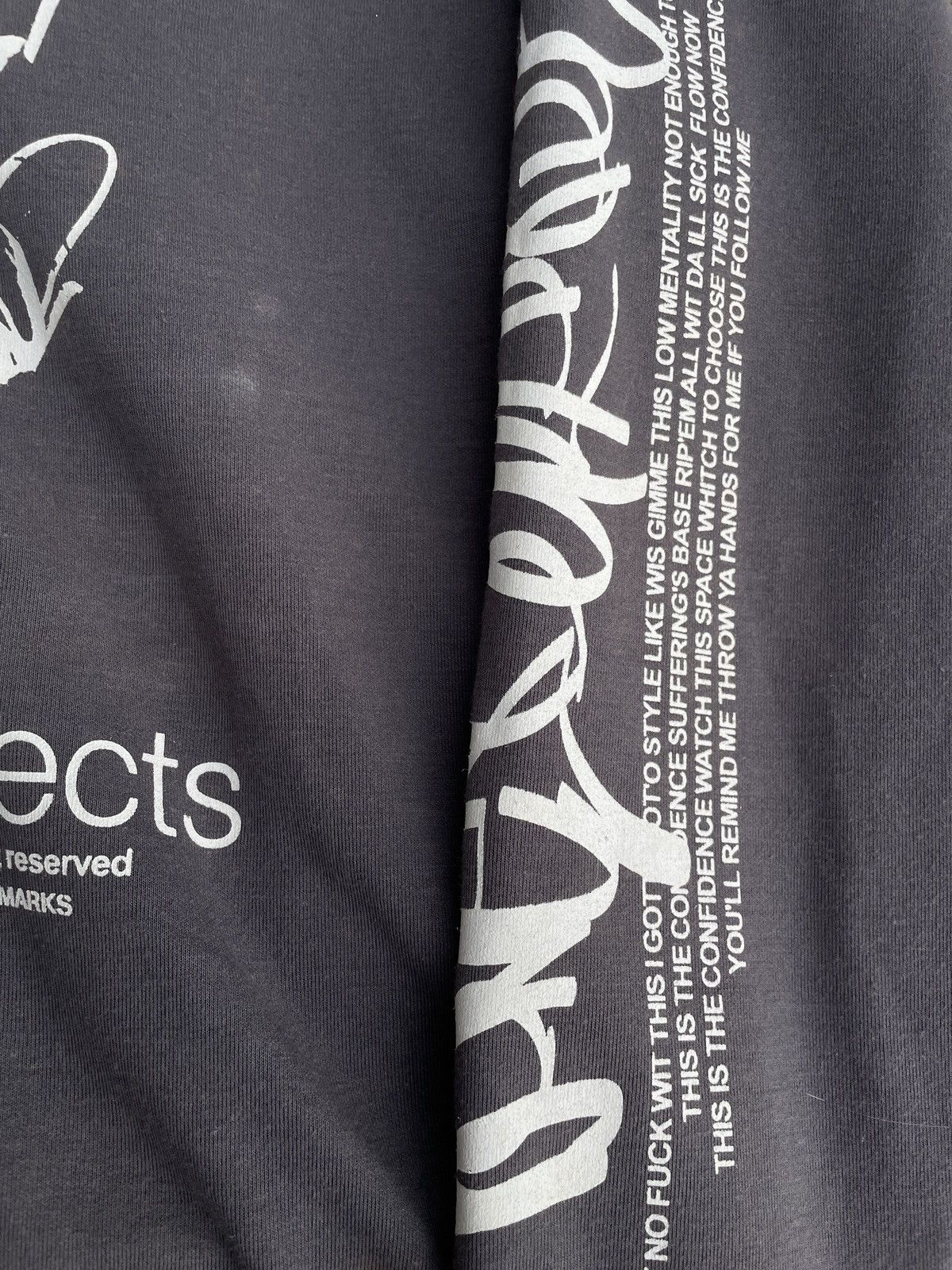 If Six Was Nine 2000s Japanese archive Vkei Poem Zip-Up Hoodie Gyaruo Y2K Size US M / EU 48-50 / 2 - 8 Thumbnail