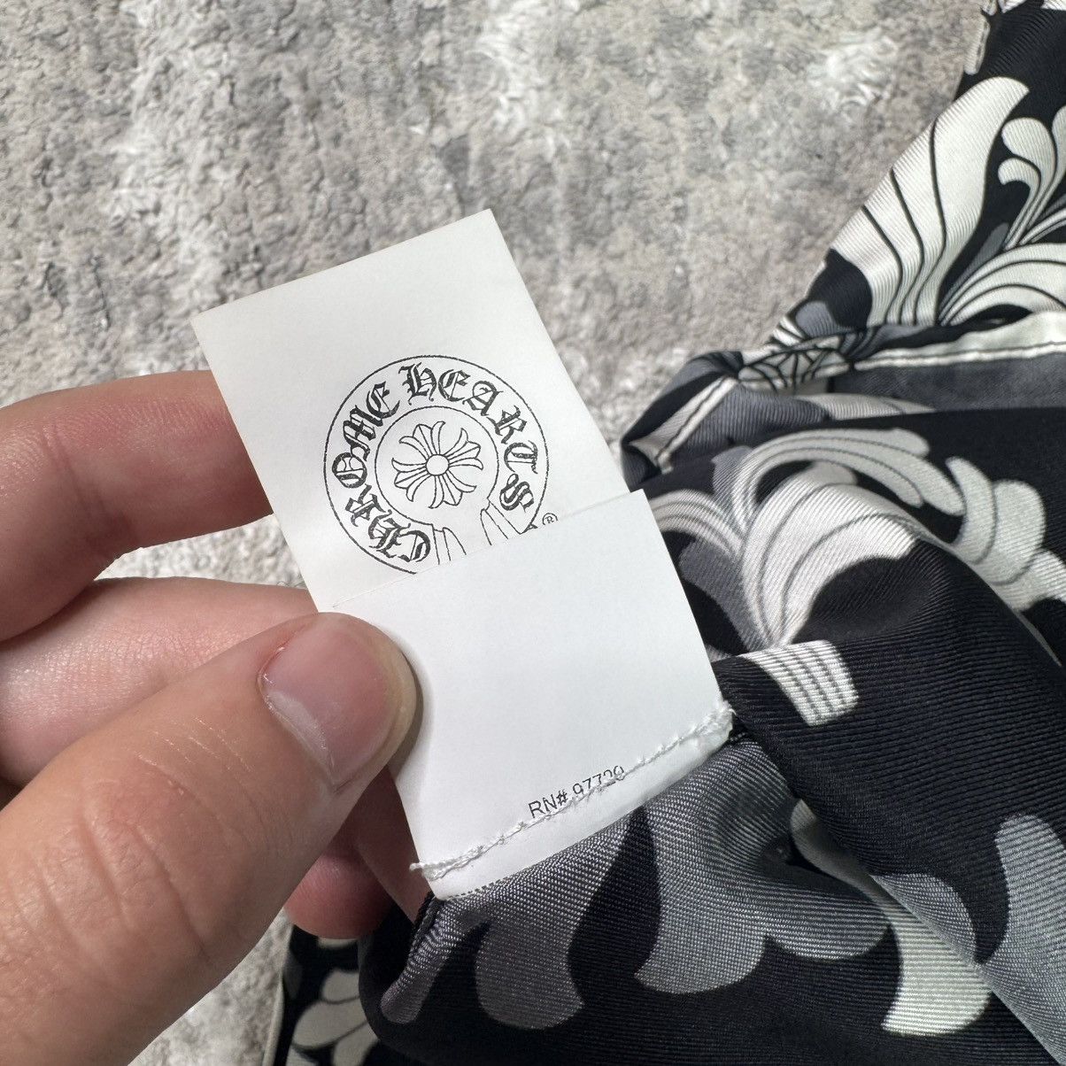 Chrome Hearts Silk plus cross button up short sleeve shirt Size US M / EU 48-50 / 2 - 15 Thumbnail