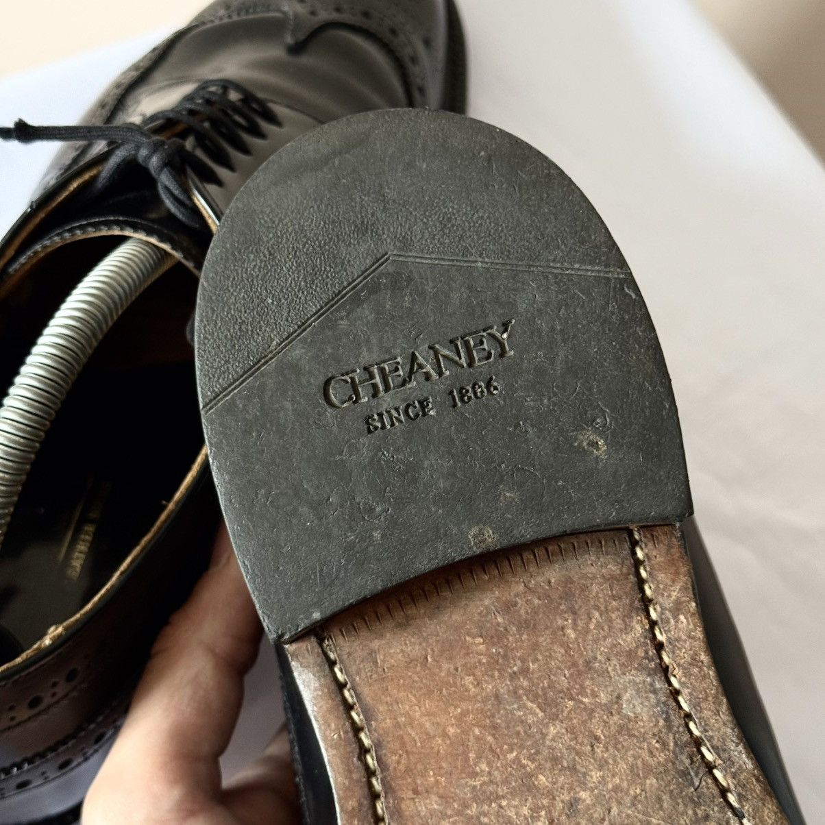 Cheaney Cheaney Broad Black Leather Casual Shoes Size US 9 / EU 42 - 13 Thumbnail