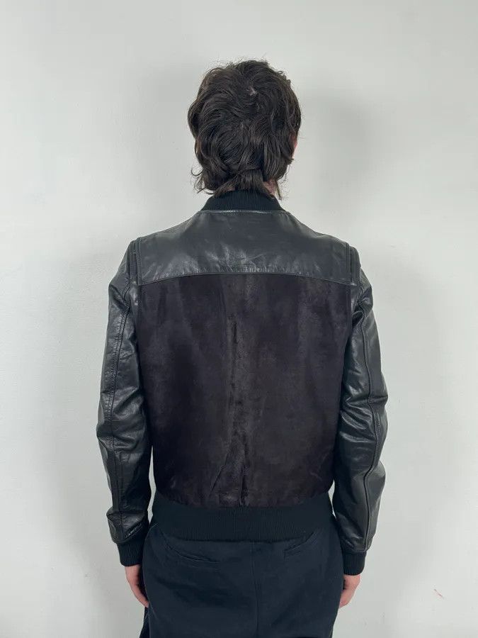 Dsquared2 AW2013 Dsquared2 Hybrid Fur Black & Brown Leather Jacket Size US M / EU 48-50 / 2 - 3 Thumbnail