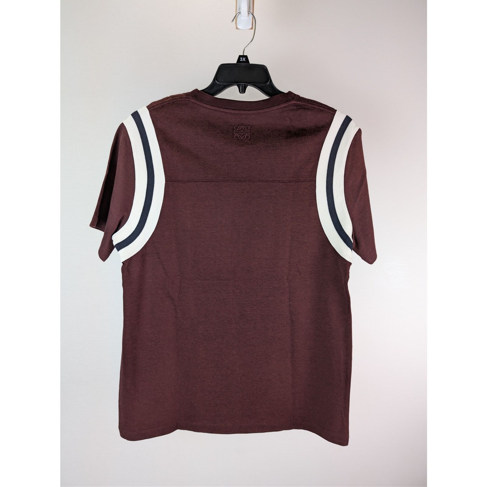 Loewe o1rshd1 '00' number regular-fit T-shirt in burgundy Size US S / EU 44-46 / 1 - 9 Thumbnail